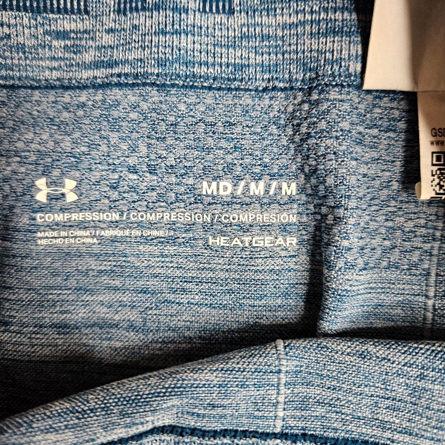 Under Armour Under Armour compression Womens Heather Blue Capri Leggings Size M - Excellent Condition Size 32" / US 10 / IT 46 - 2 Thumbnail