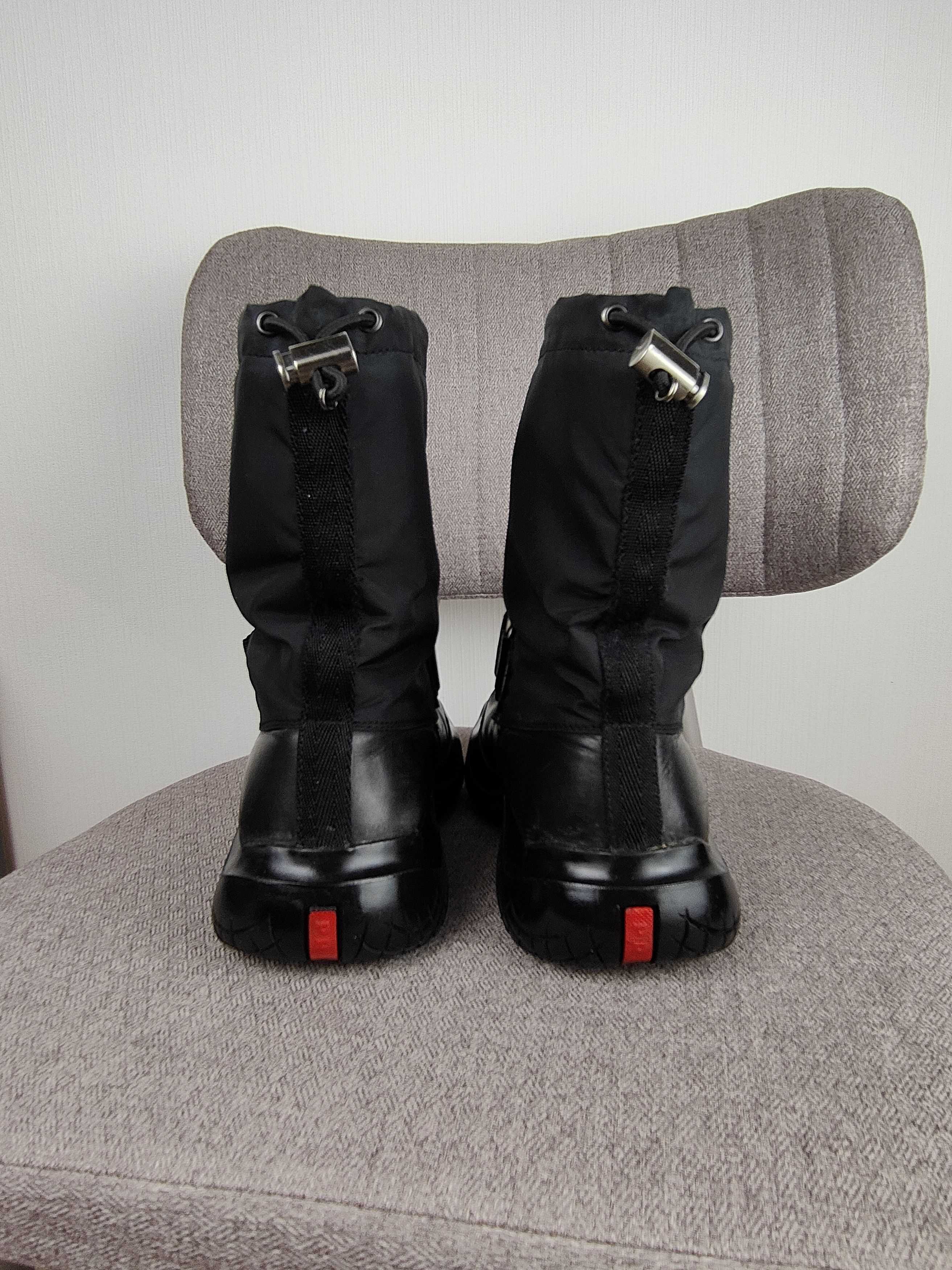 Prada Prada Iconic Square Toe Velcro Zip Boots F/W 1999 Size US 8 / EU 41 - 4 Thumbnail