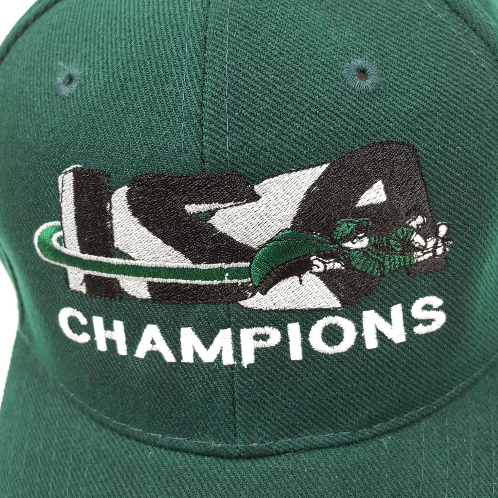 Champion VINTAGE ISA Champions Softball Snapback Hat Sports Association Baseball Cap Y2K Size ONE SIZE - 5 Thumbnail