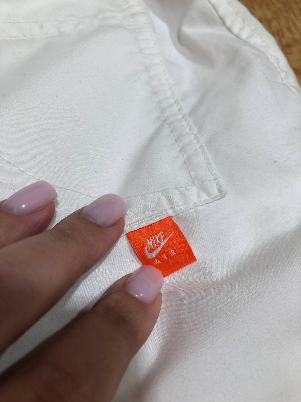 Nike Vintage Casual pants white Nike logo Y2K streetwear Size US 30 / EU 46 - 4 Thumbnail