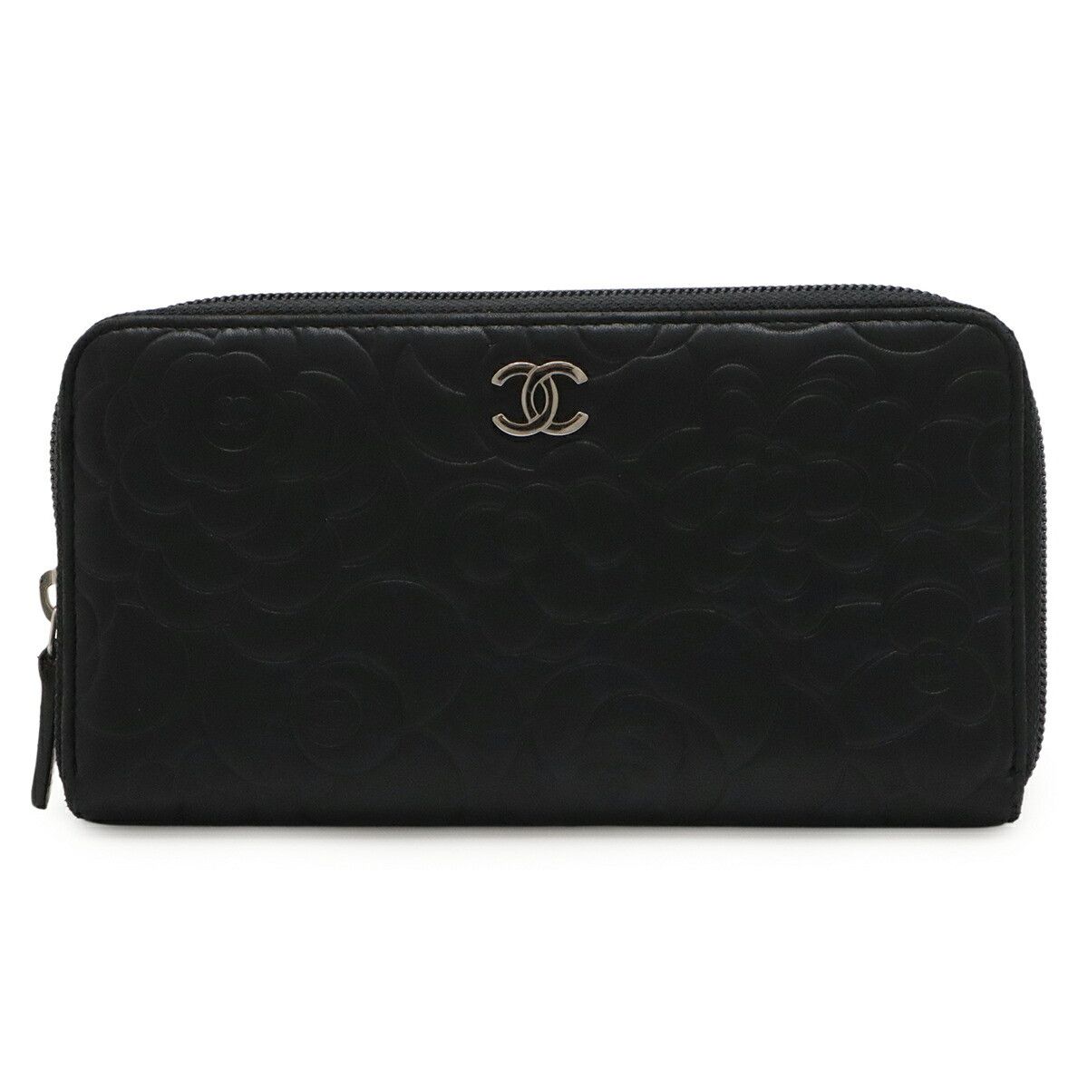 Chanel Chanel Chanel Camellia Lambskin Long Wallet Leather Long Wallet A50085 DUTY FREE for USA Size ONE SIZE - 1 Thumbnail