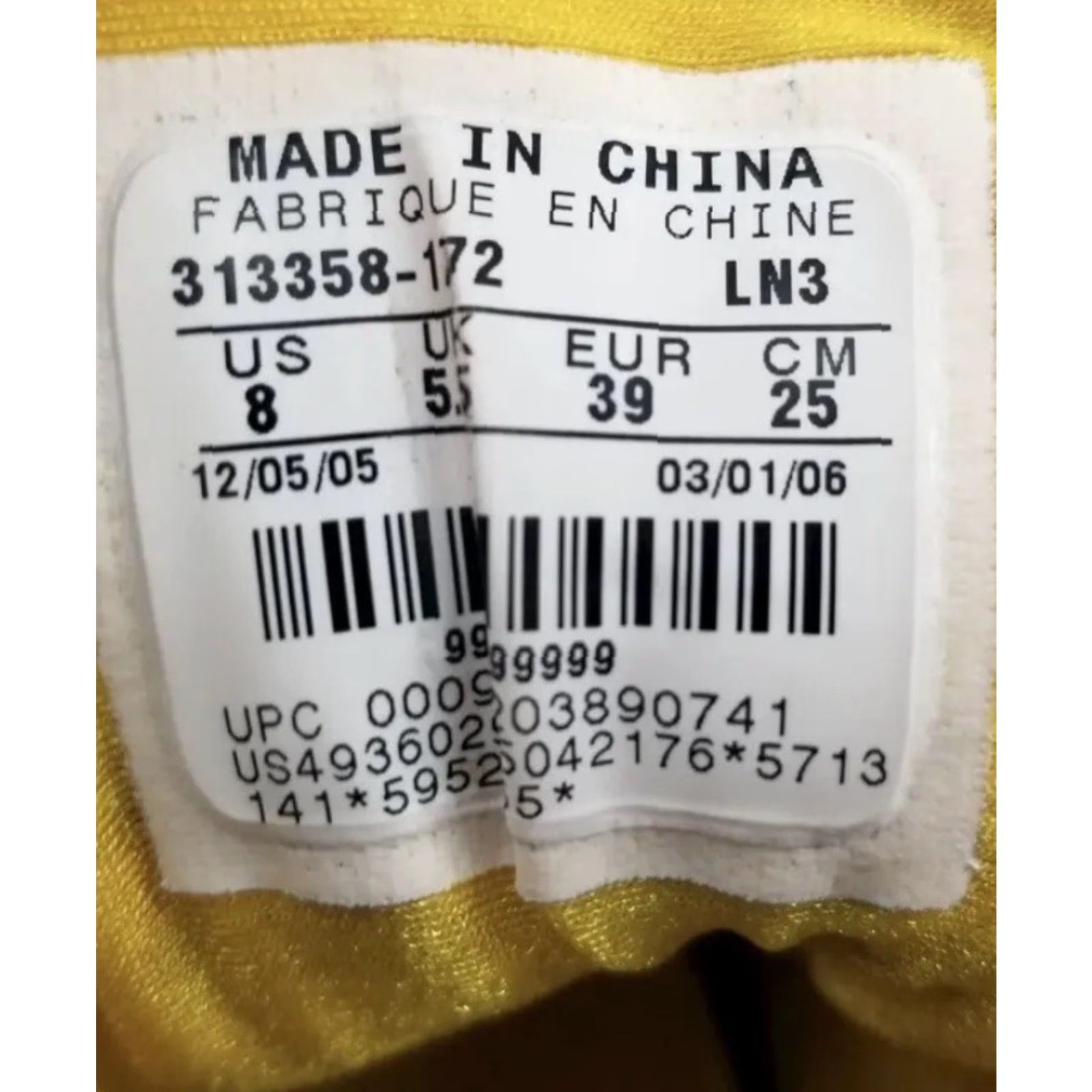 Nike Nike Women's Air Jordan 7 Retro White Varsity Maize Sneakers 313358-172 Size 8 Size US 8 / IT 38 - 7 Thumbnail
