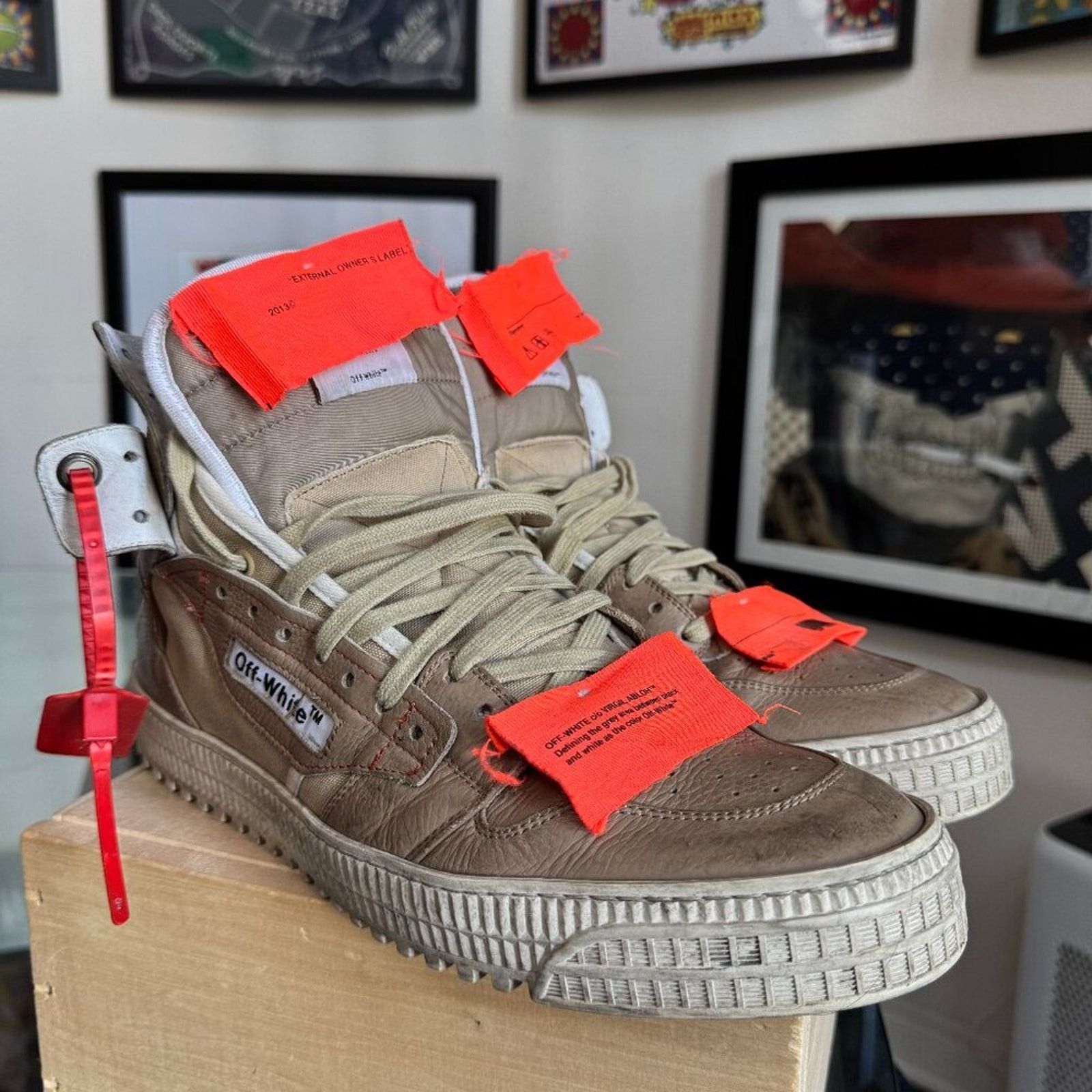 Off-White Off-White 3.0 Off-Court High-Top Sneakers, Men’s 11, W/Box Size US 11 / EU 44 - 1 Thumbnail
