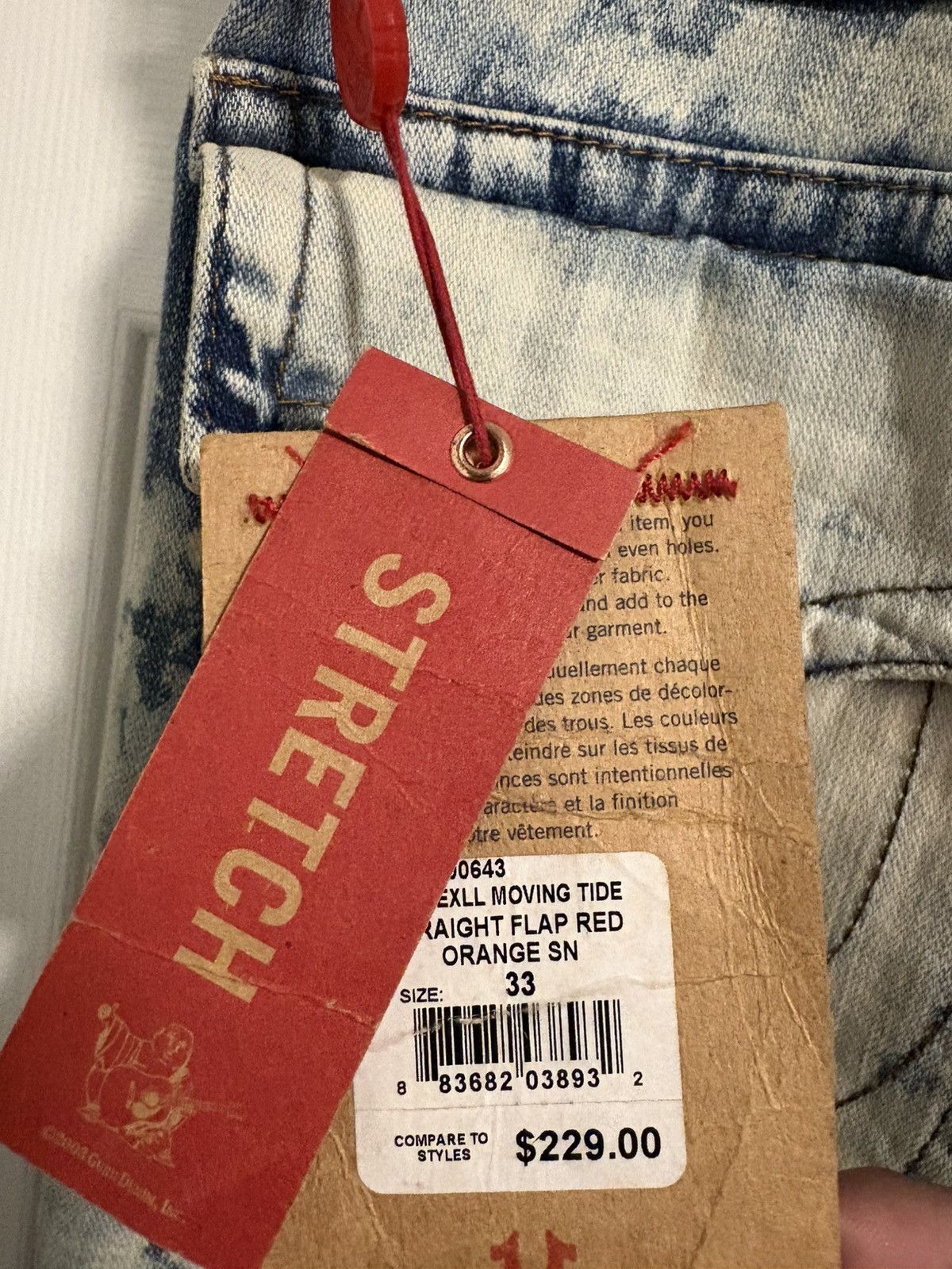 True Religion True Religion Straight Flap Jeans Size US 33 - 5 Thumbnail