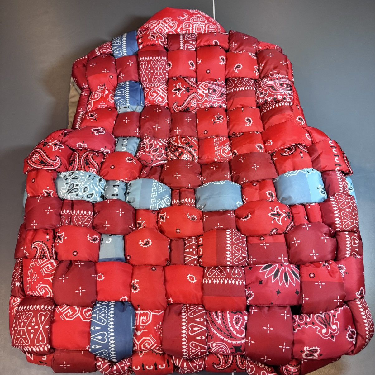 Kapital Kapital Bandana Woven Nylon KEEL Vest Size 4 XL Red Size US XL / EU 56 / 4 - 6 Thumbnail