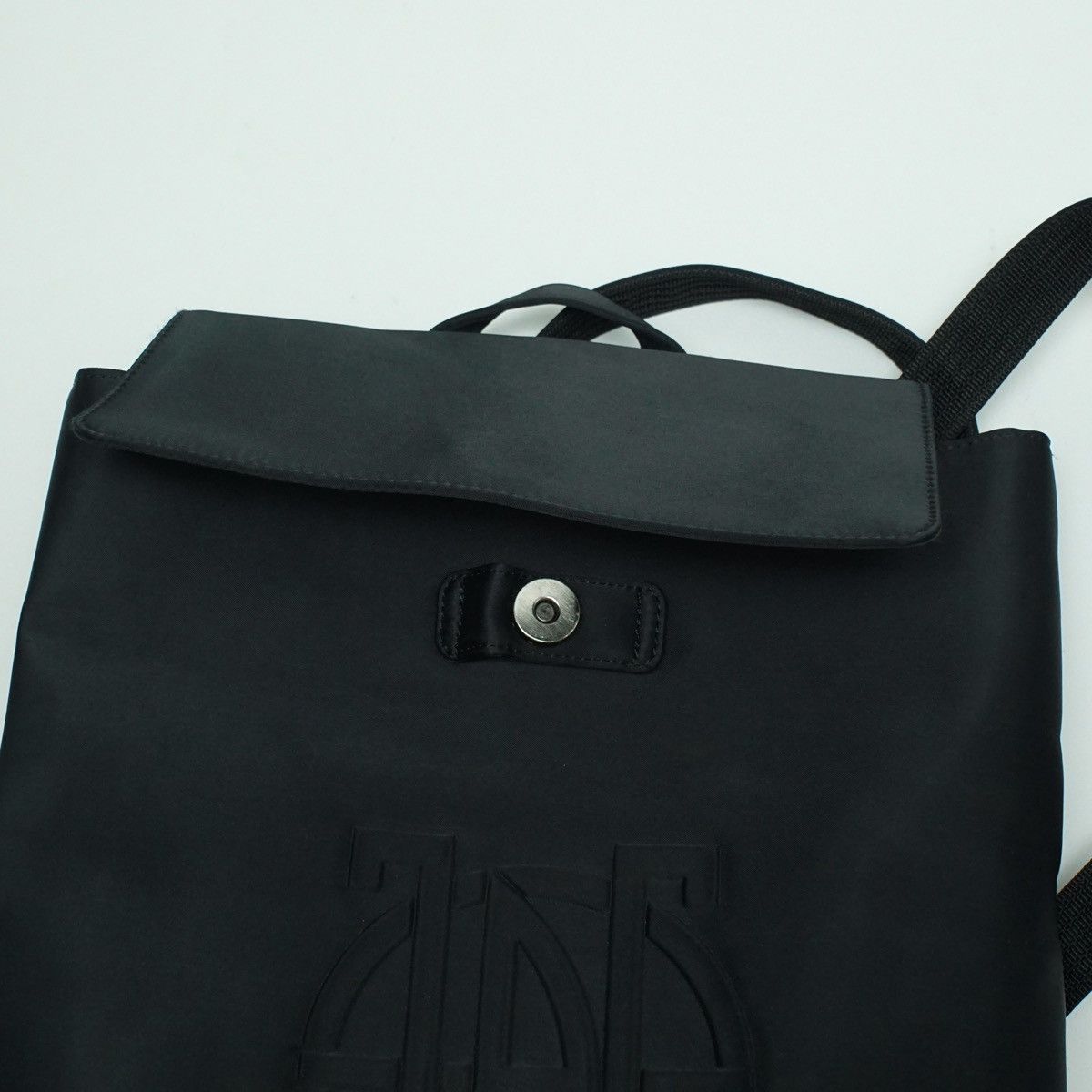 Jean Paul Gaultier *NoTariff Jean Paul Gaultier Debossed Big Logo Backpack Size ONE SIZE - 7 Thumbnail