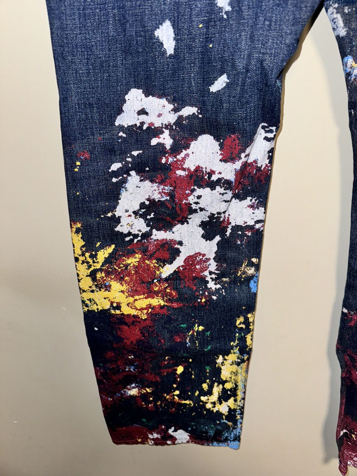 Comme des Garcons × Junya Watanabe × Levi's Levis x Junya Watanabe CDG Man SS17 Paint Splatter Denim Size US 38 / EU 54 - 3 Thumbnail