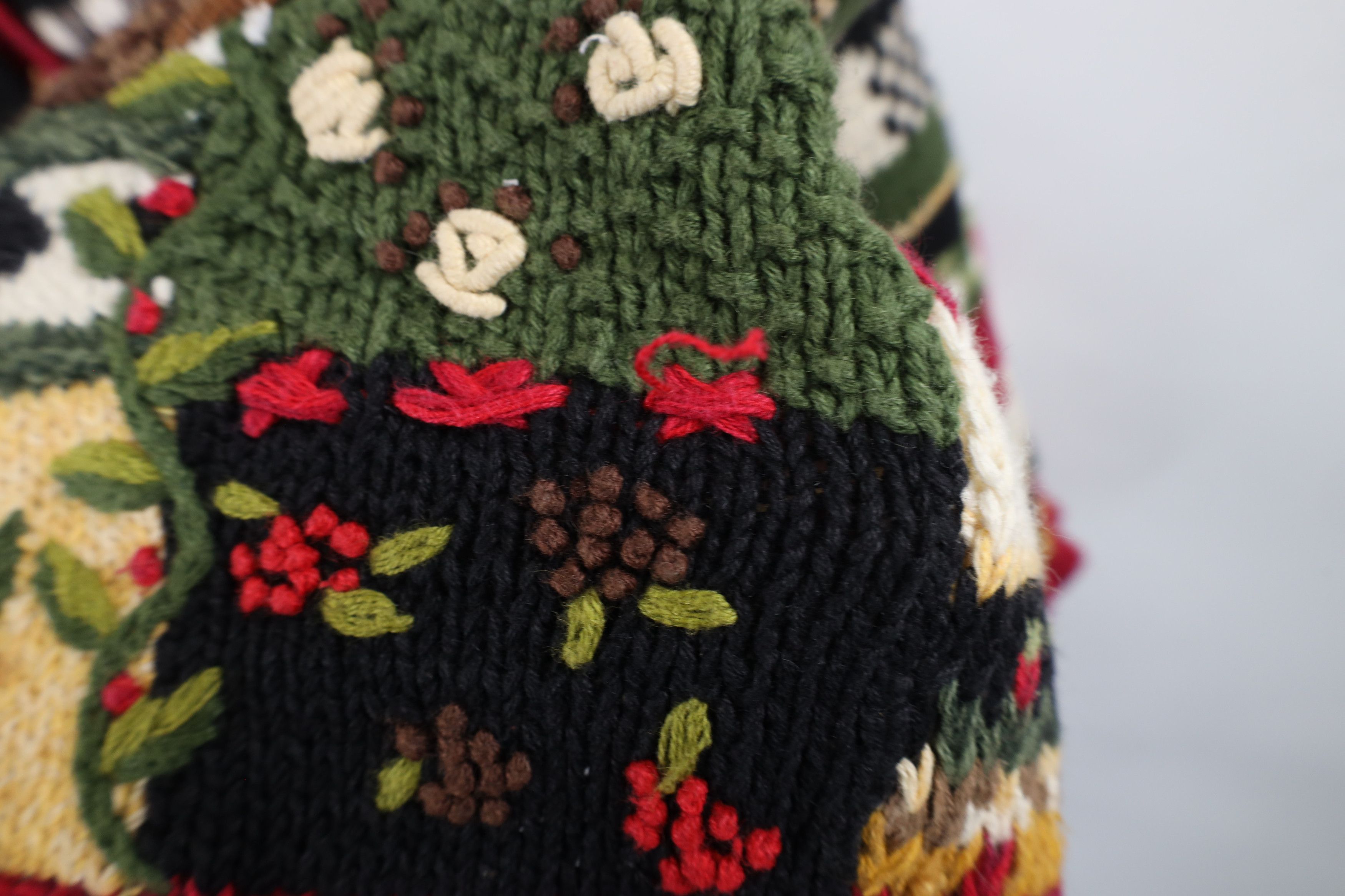 Vintage Vintage Y2K 2000 Country Flower Chicken Cardigan Sweater Size M / US 6-8 / IT 42-44 - 8 Thumbnail