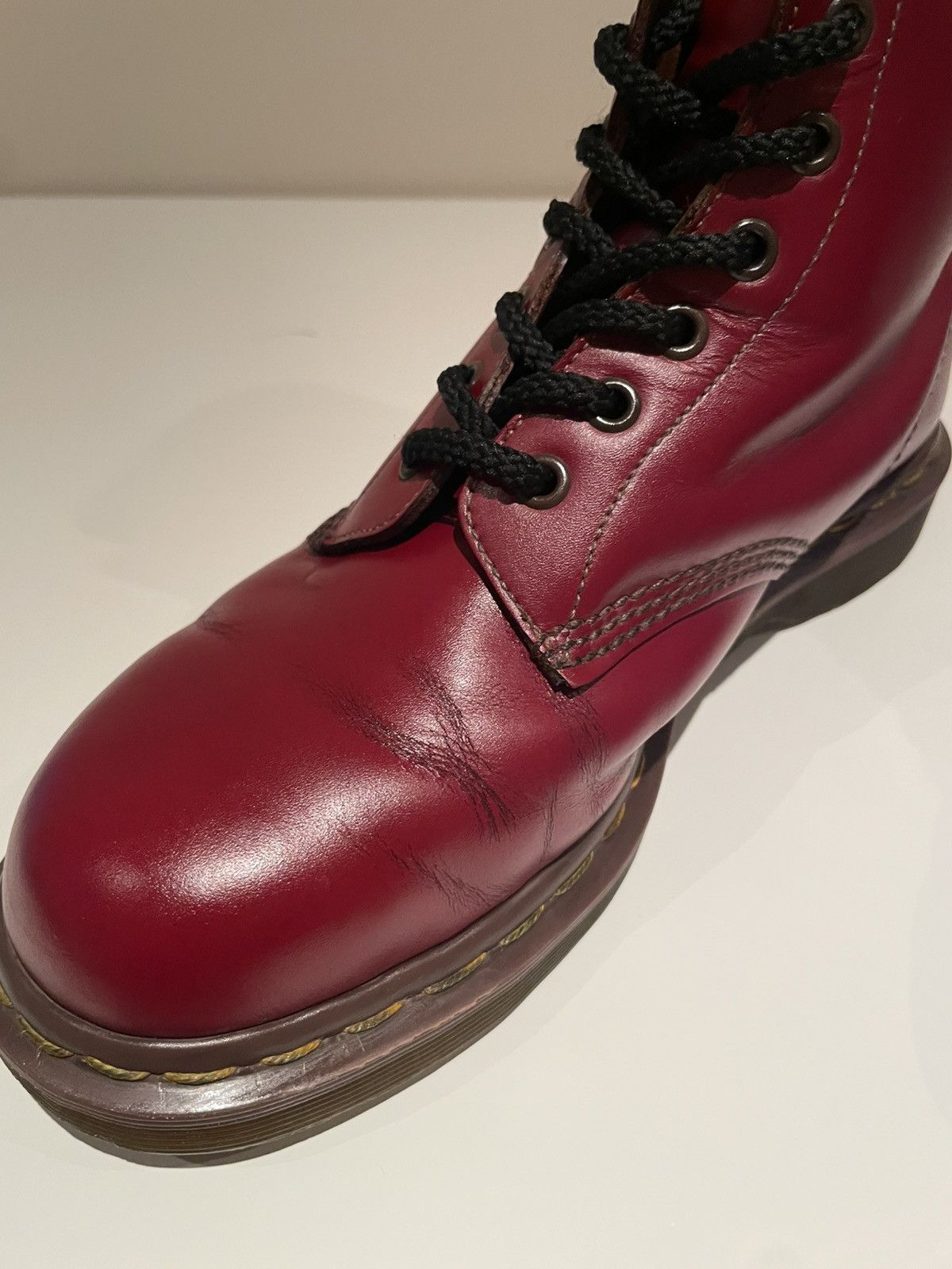 Dr. Martens Dr Martens Red 1460 Made in England Boots Size US 9 / EU 42 - 7 Thumbnail