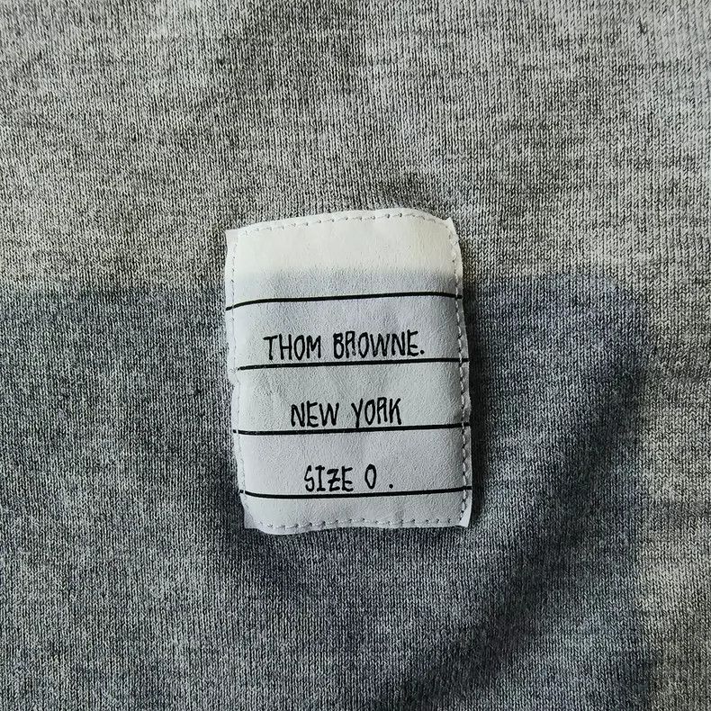 Thom Browne Thom Browne Gray round neck short sleeves Size US XS / EU 42 / 0 - 4 Thumbnail