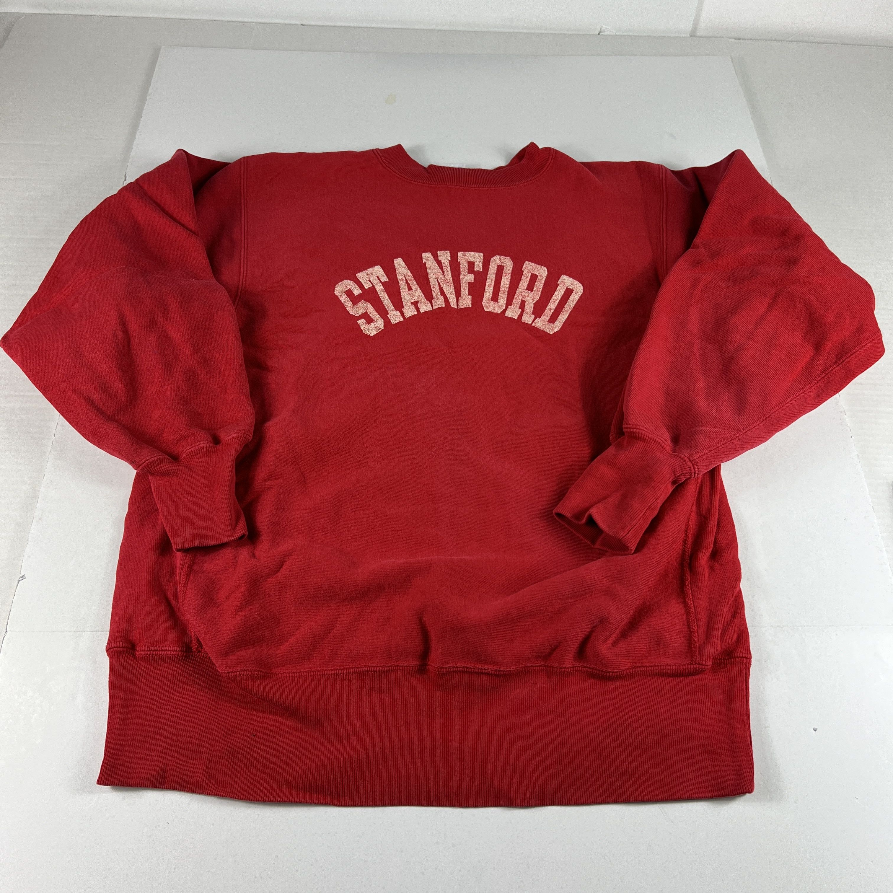 Champion × NCAA × Vintage Champion Stanford Cardinal Reverse Weave Sweatshirt Crewneck Size US M / EU 48-50 / 2 - 1 Thumbnail