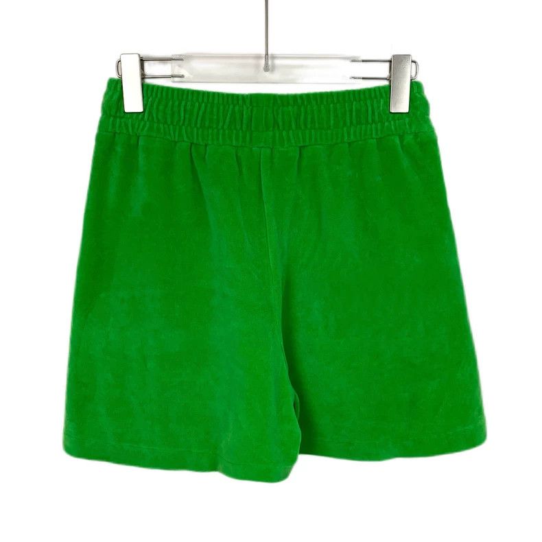 Gucci Gucci Size XS Green logo embroidered cotton velvet drawstr Size US 30 / EU 46 - 2 Thumbnail