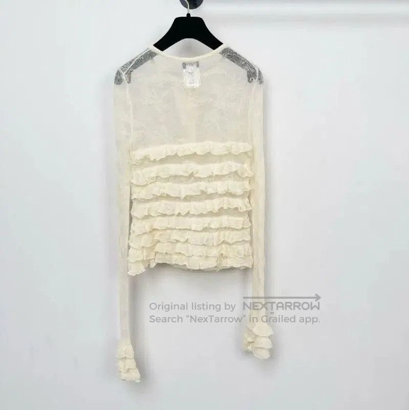 Chanel Chanel Beige Wool Long Sleeve Pullover Sweater . Size S / US 4 / IT 40 - 2 Thumbnail