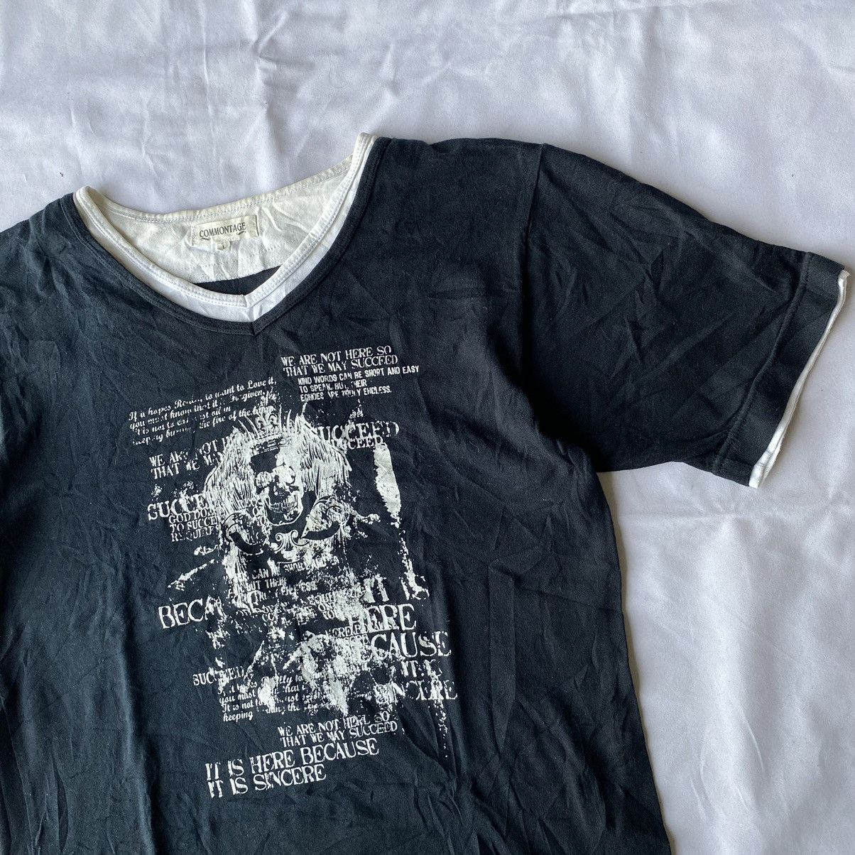 If Six Was Nine × Japanese Brand × Le Grande Bleu (L.G.B.) Japanese Poem Commontage Double Layer Gothic Size US L / EU 52-54 / 3 - 3 Thumbnail