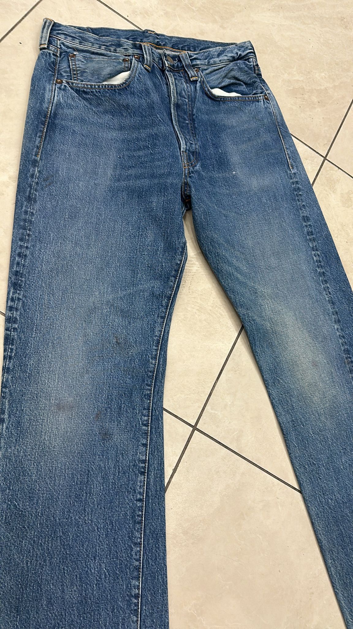 Levi's Vintage Clothing LVC Levi's Vintage Clothing 1947 501XX BigE Selvedge Jeans Size US 32 / EU 48 - 3 Thumbnail