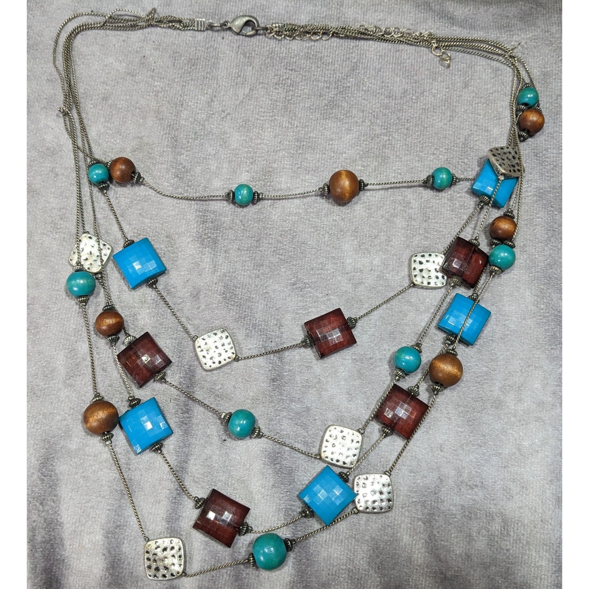 Other Southwestern Mixed Media Layered Station Necklace Size ONE SIZE - 5 Thumbnail