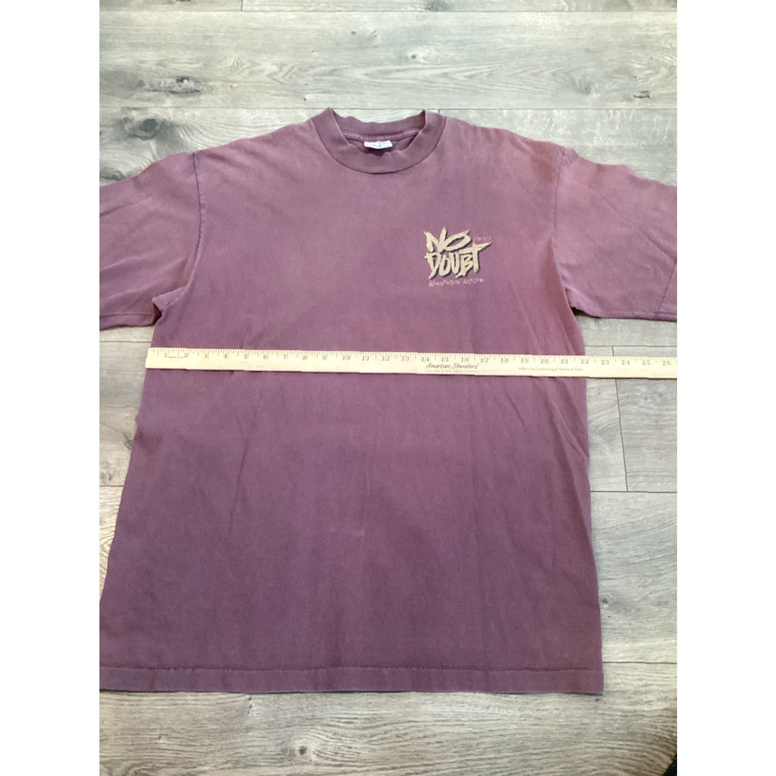 Vintage VINTAGE SOF TEE 90s Jesus Christian Shirt XL Red Acid-Wash Geometric Logo Tee Mens Size US XL / EU 56 / 4 - 7 Thumbnail