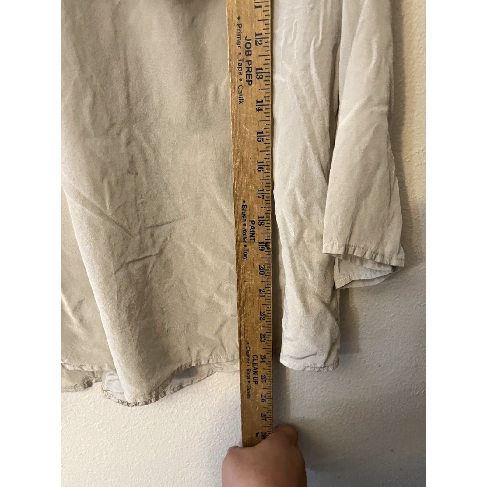 Bcbgmaxazria BCBG MAX AZRIA Bridget SILK Blouse OPEN BACK Gray Size XS Size XS / US 0-2 / IT 36-38 - 4 Thumbnail