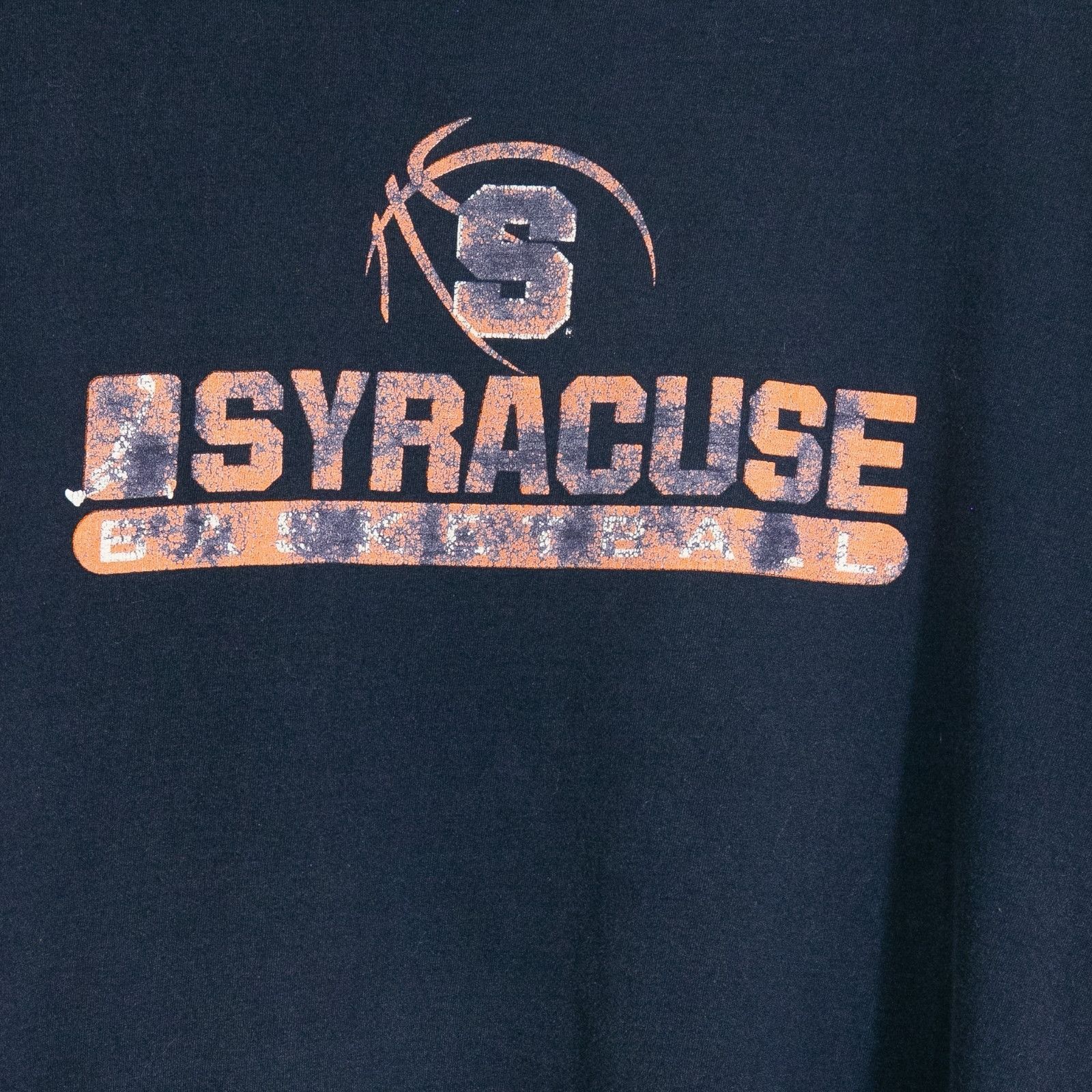 Vintage Vintage Y2K Syracuse Basketball T Shirt Mens XL - Distressed Size US XL / EU 56 / 4 - 3 Thumbnail