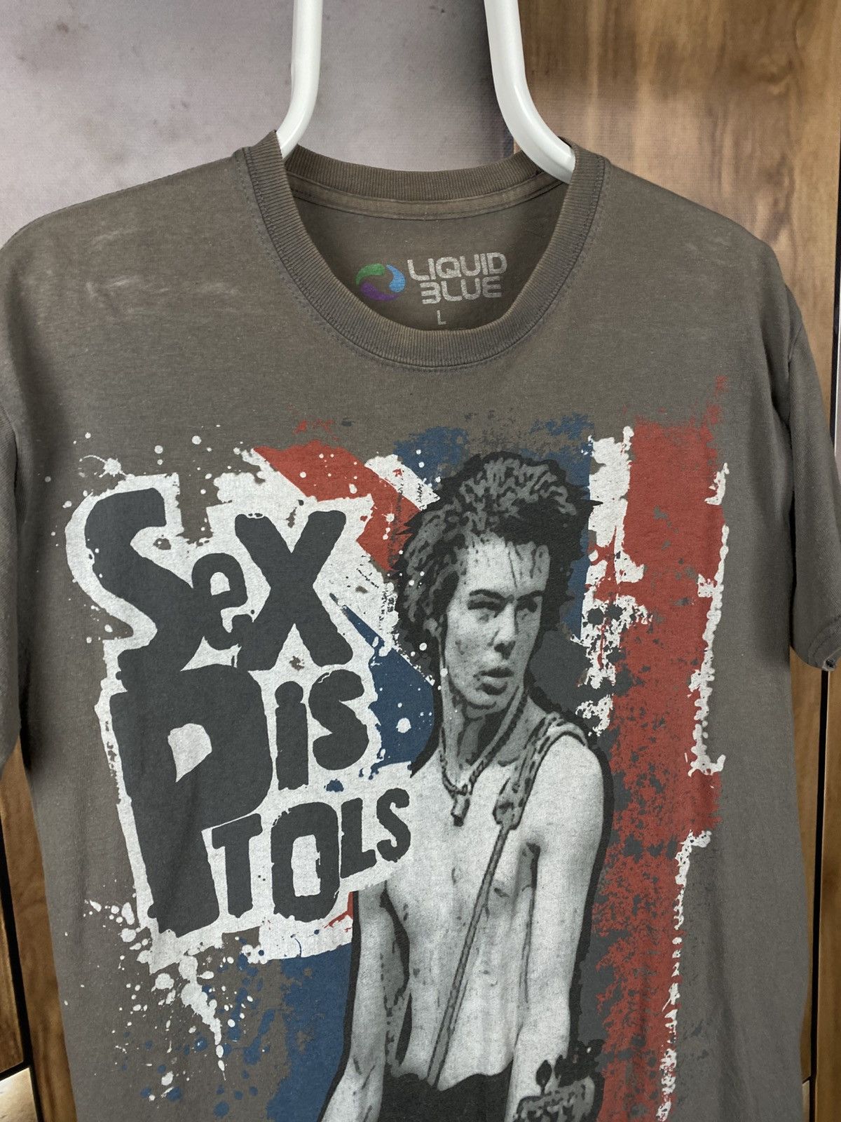 Liquid Blue 🎸Vintage T-Shirt Liquid Blue Sex Pistols Big Logo Tee🎸 Size US L / EU 52-54 / 3 - 2 Thumbnail
