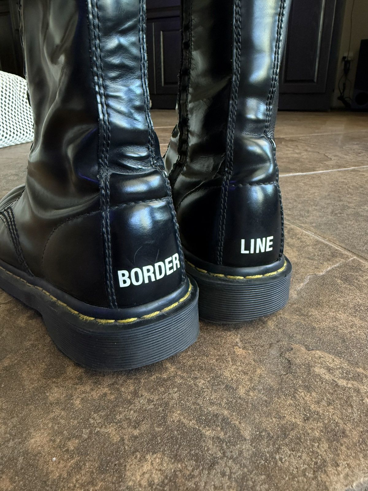 Dr. Martens × Vetements Vetements X Dr. Martens “Border Line” Boots Size US 7.5 / EU 40-41 - 2 Thumbnail