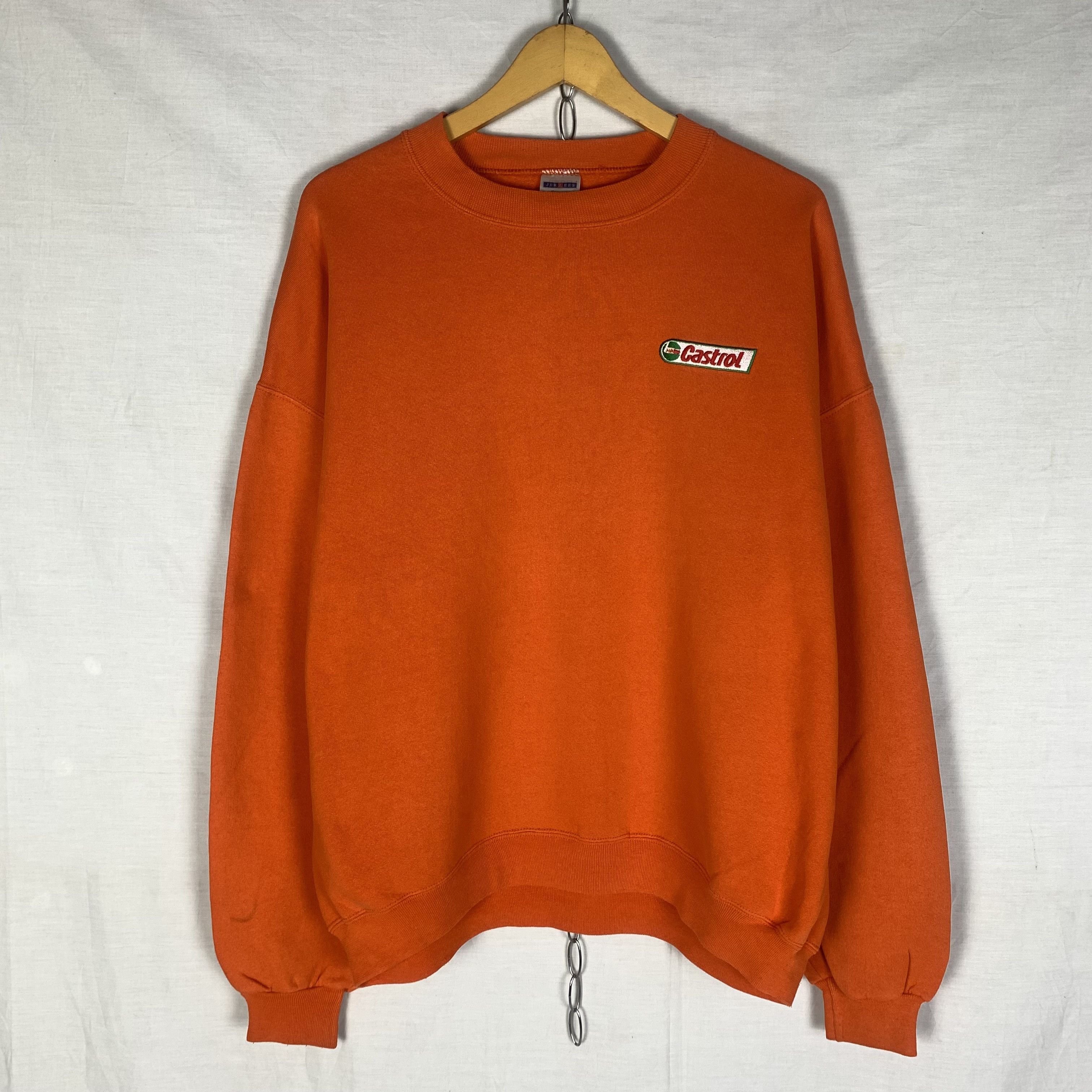 Gear for Sports Vintage Castrol Codec Orange Sweatshirt Crewneck Size US XL / EU 56 / 4 - 3 Thumbnail