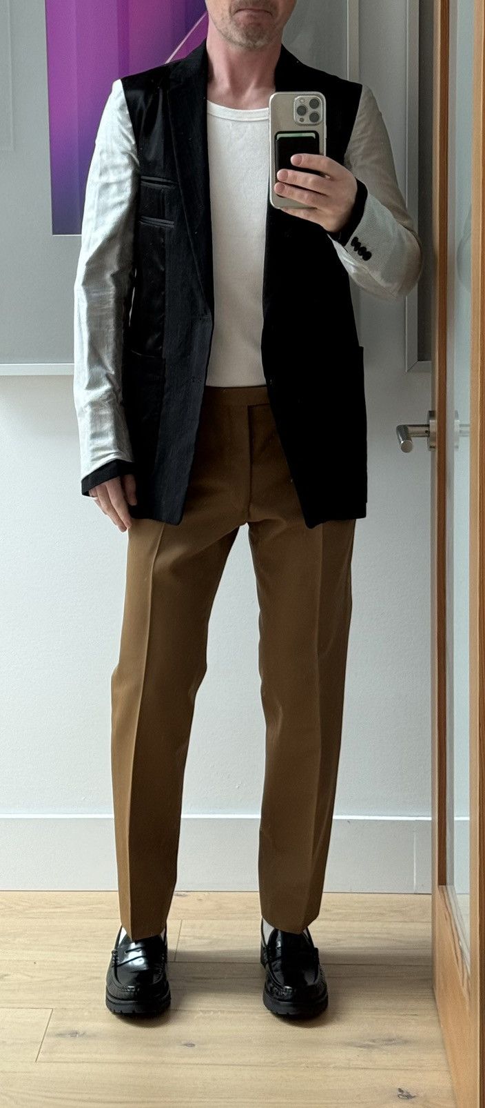 Dries Van Noten Insideout Wool Blazer Size 36R - 6 Thumbnail