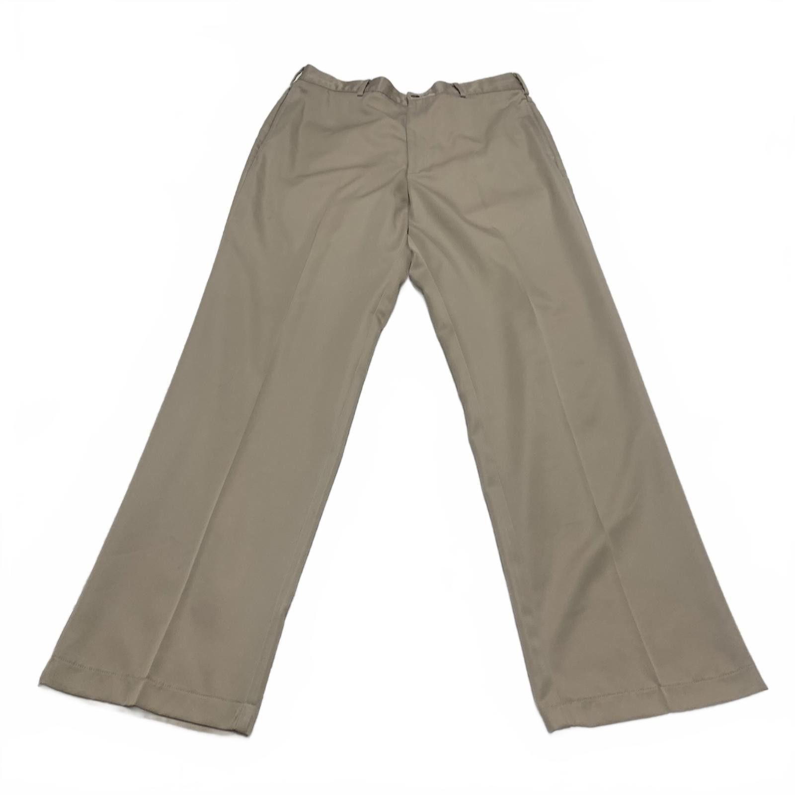 Tommy Hilfiger Tommy Hilfiger Men's Size 34x32 Khaki Wide-Leg Pants Size 42R - 10 Thumbnail