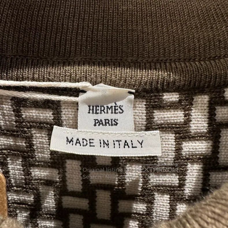 Hermes Hermes All-over print H collar zip-up jacket Size XXS / US 00 / IT 34 - 3 Thumbnail