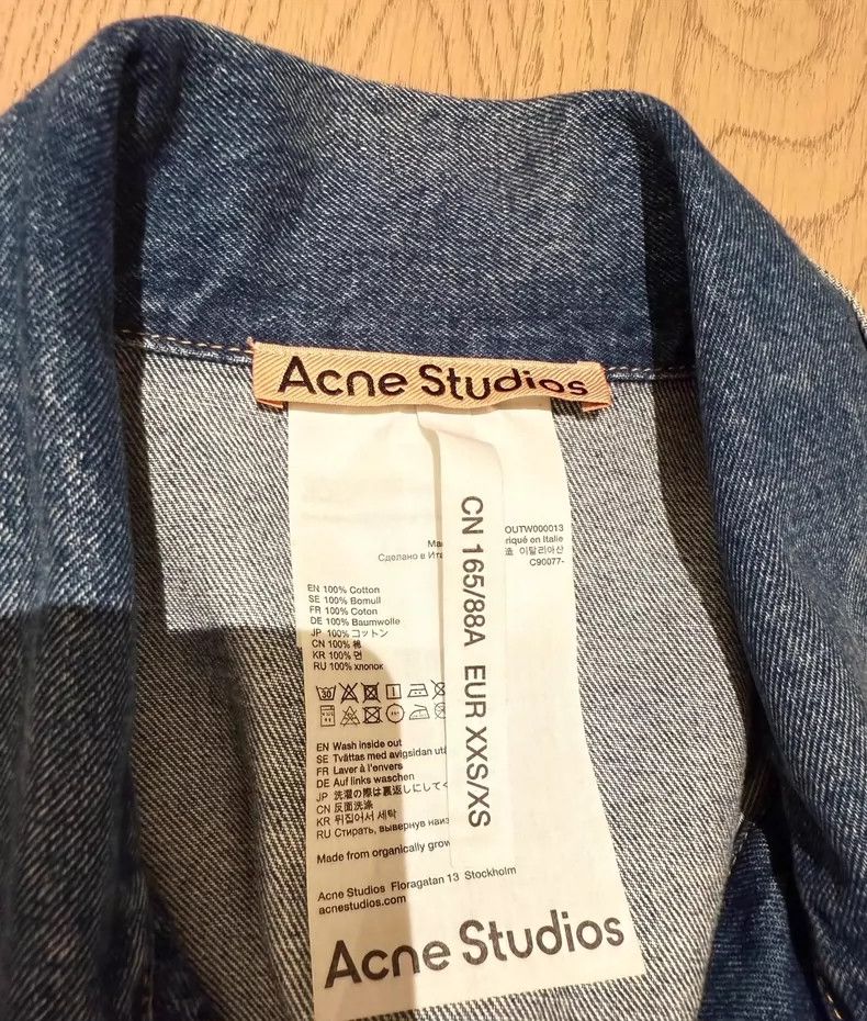 Acne Studios acne studios Retro blue denim jacket 2504-Nextarrow Size US XS / EU 42 / 0 - 1 Thumbnail