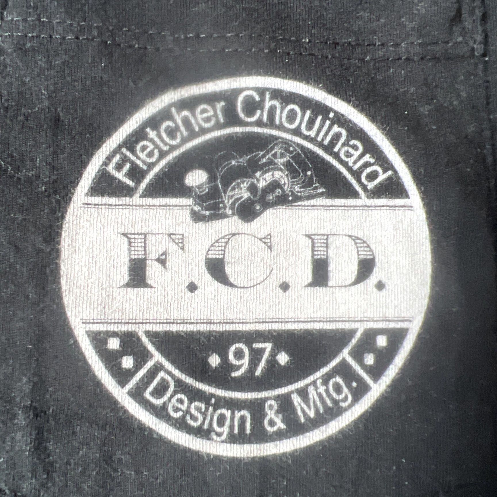 Patagonia VINTAGE Fletcher Chouinard Designs 97 FCD Pocket Shirt S Mens Black Cotton Knit Logo Graphic Surfer USA 90s Size US S / EU 44-46 / 1 - 3 Thumbnail