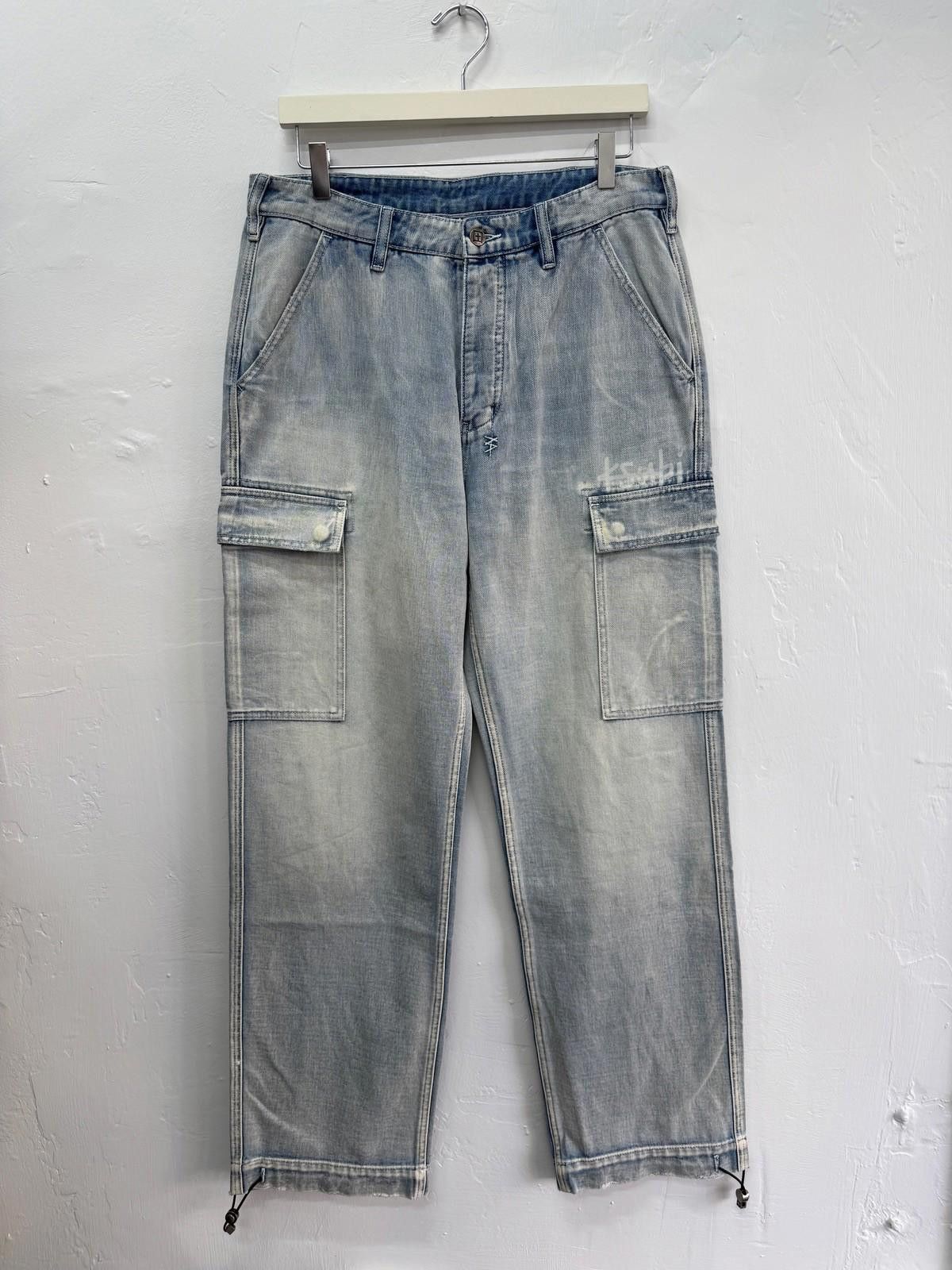 Ksubi new Ksubi mens riot cargo pant blue ice medium m 32 jeans Size US 32 / EU 48 - 1 Thumbnail