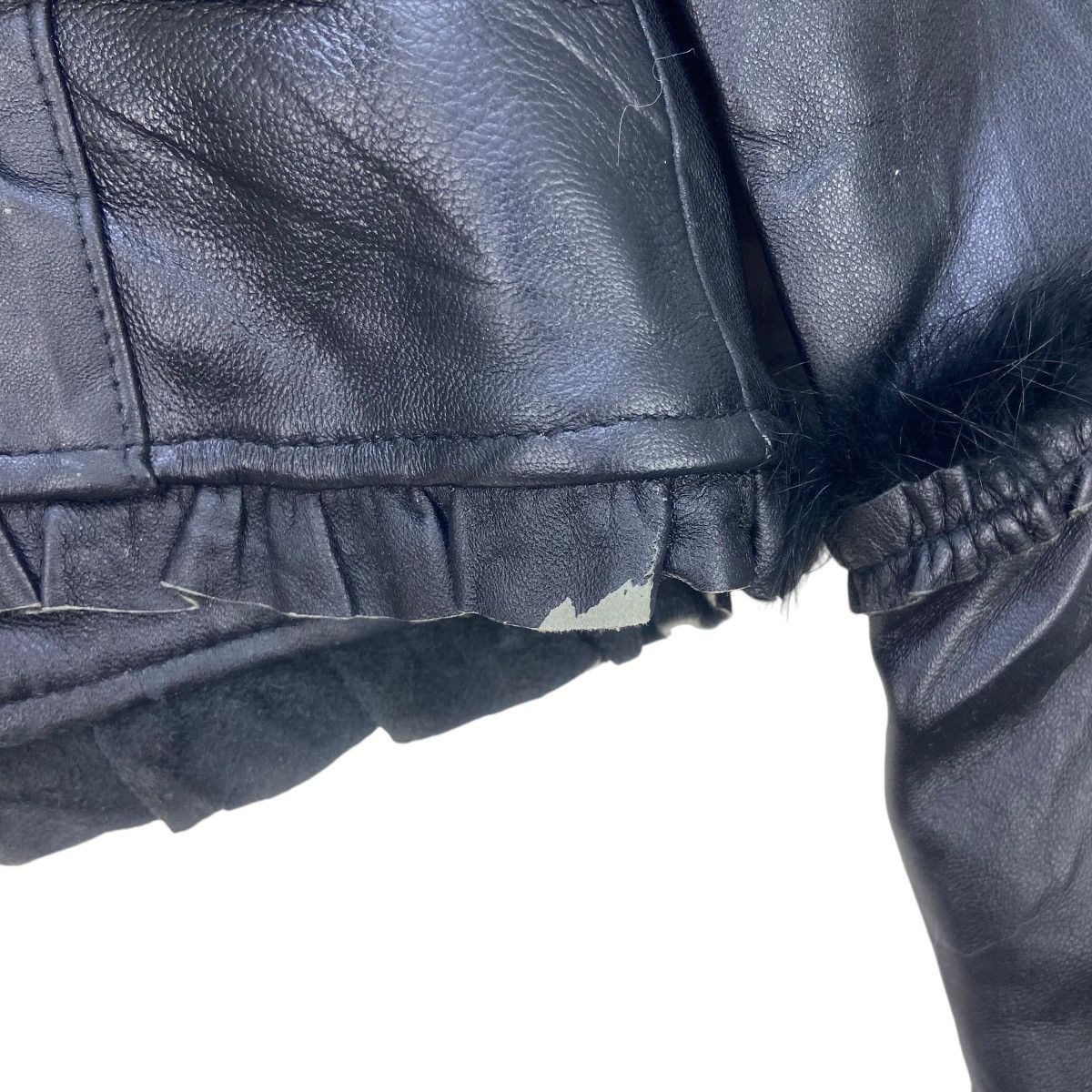 Griffin Griffin Sheepskin Leather Fur Lapin Jacket Size S / US 4 / IT 40 - 24 Thumbnail