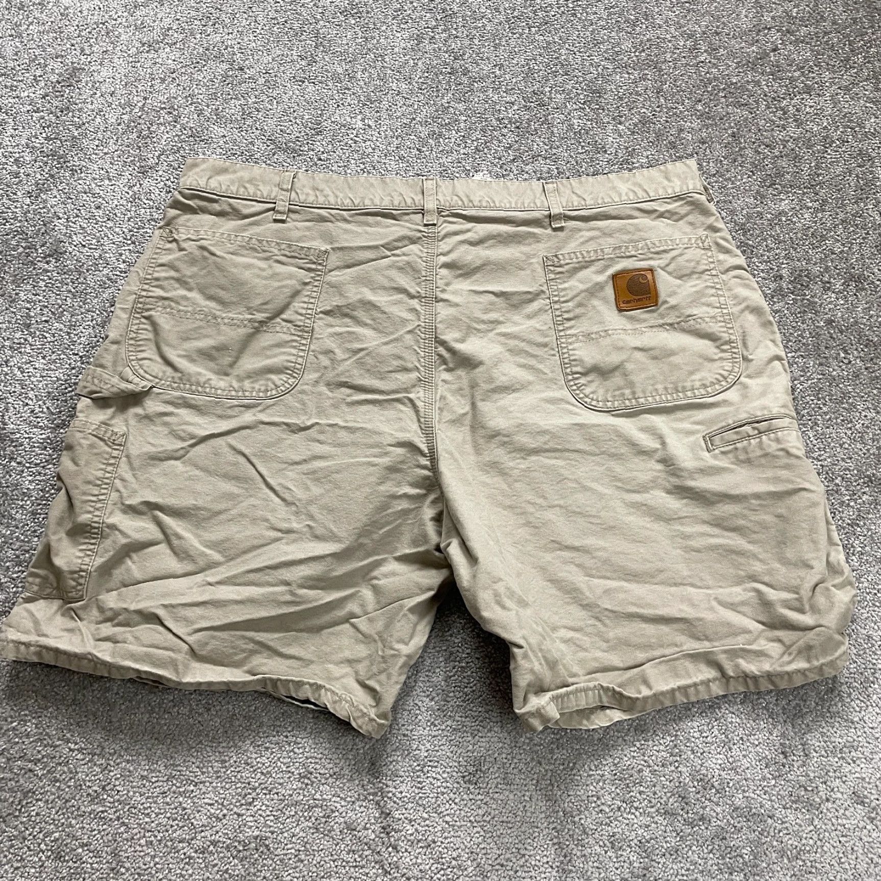 Carhartt Carhartt B144 Chino Shorts Men Brown Khaki Cotton Flat Front Outdoor Casual 42x8 Size US 42 / EU 58 - 2 Thumbnail