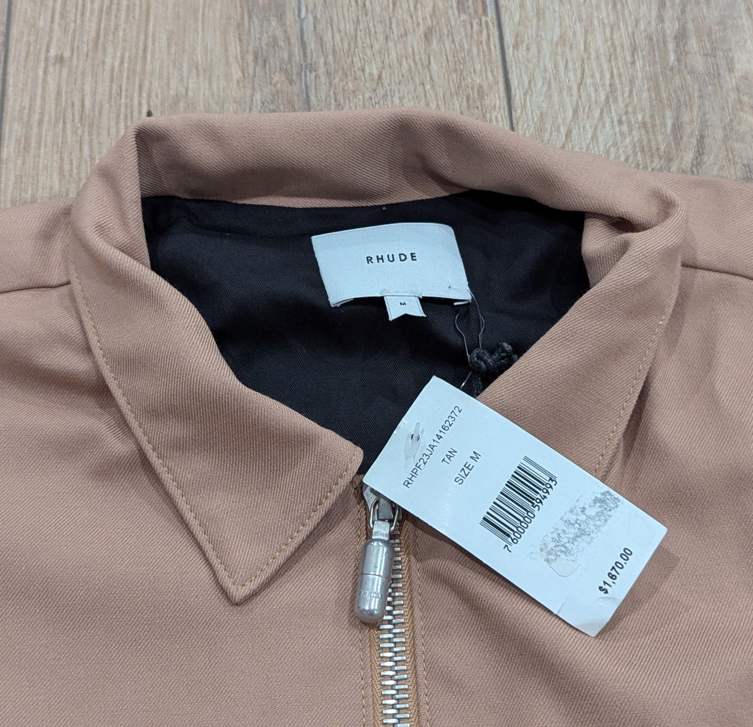 Rhude RHUDE "Sambac" Structured Jacket Tan Medium Size US M / EU 48-50 / 2 - 10 Thumbnail