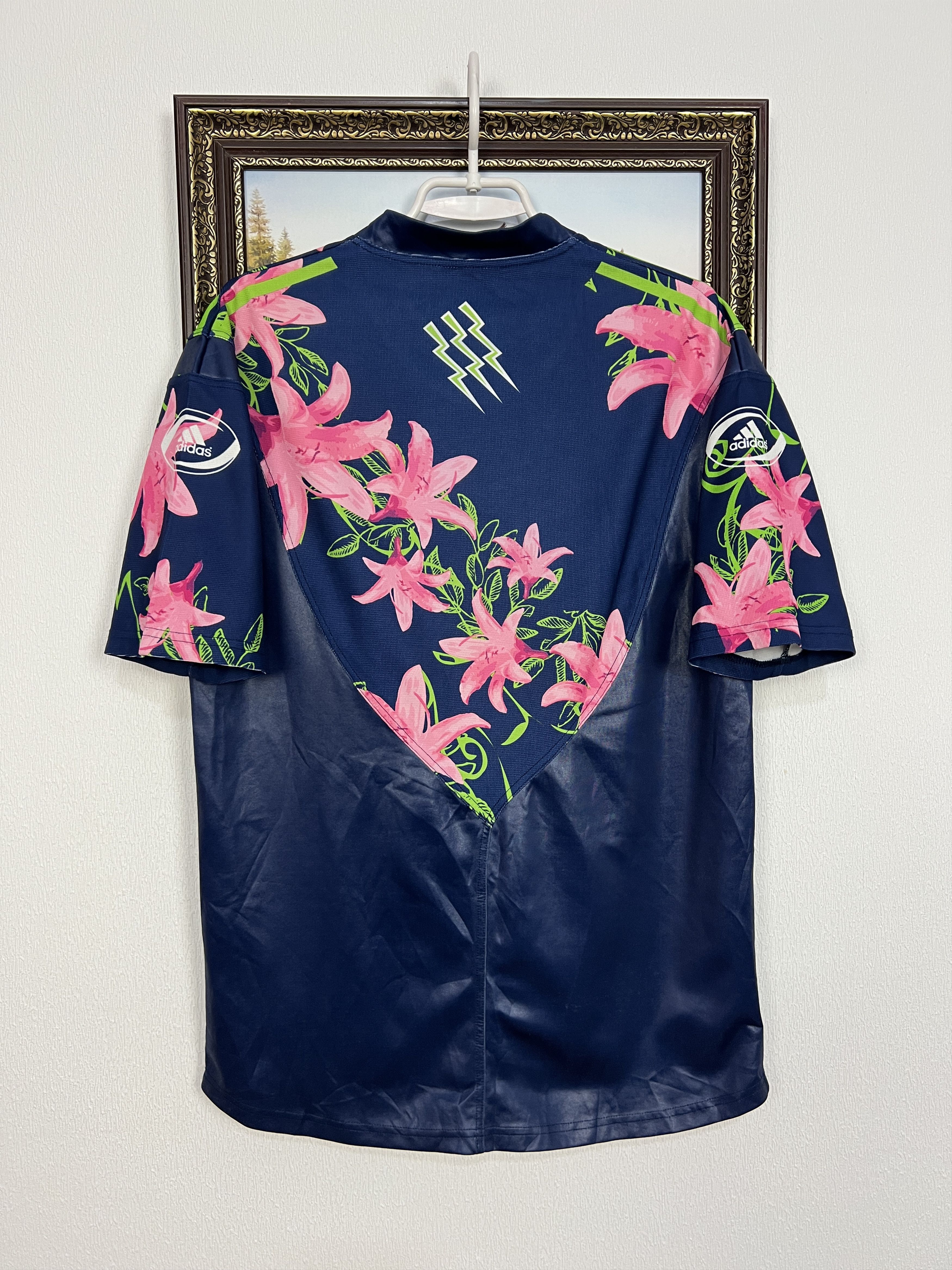 Adidas Vintage 2007 Stade Francais Rugby Union Jersey Trikot Shirt Size US L / EU 52-54 / 3 - 8 Thumbnail