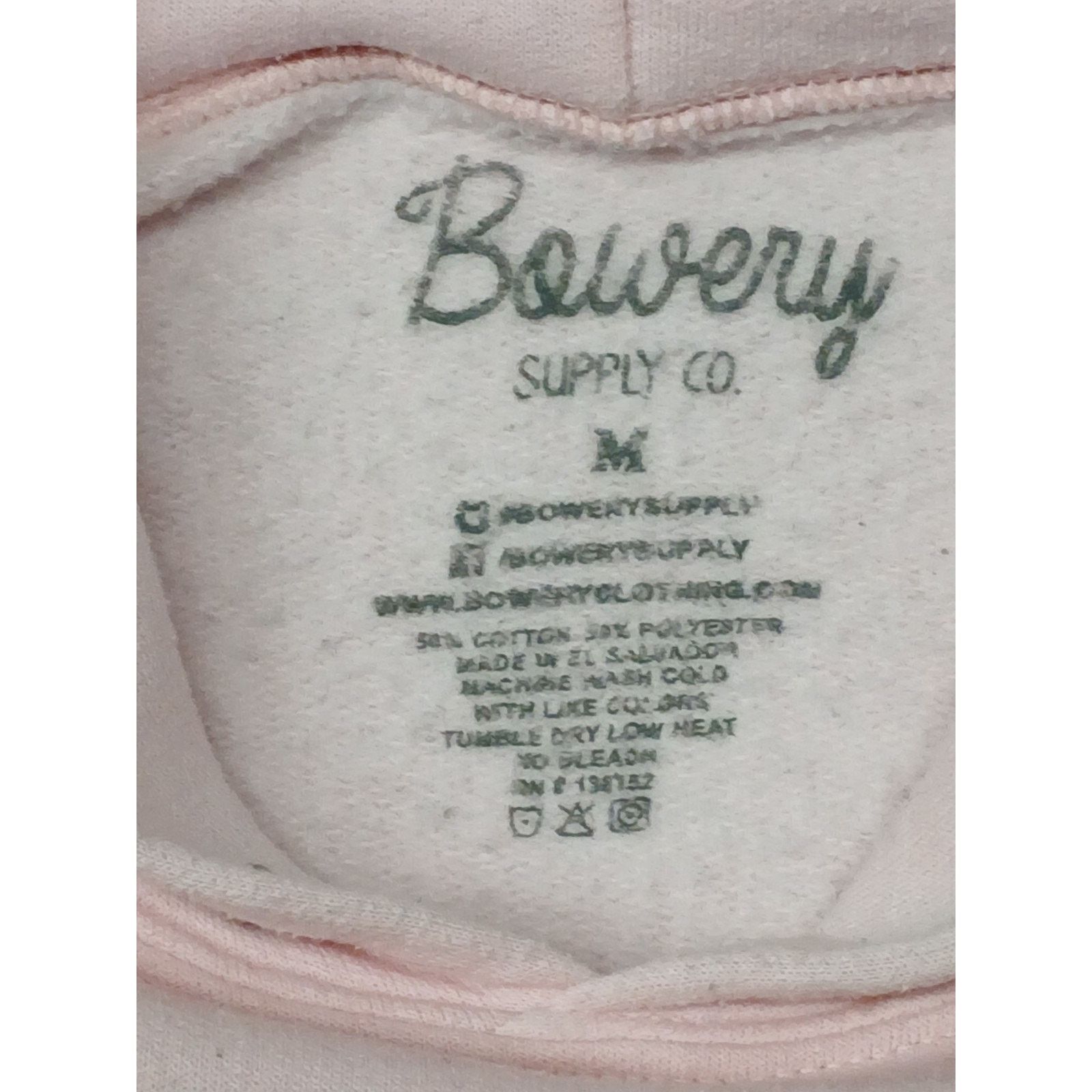 Bowery Bowery (Medium) Unisex Pink Pullover Hoodie Size US M / EU 48-50 / 2 - 7 Thumbnail