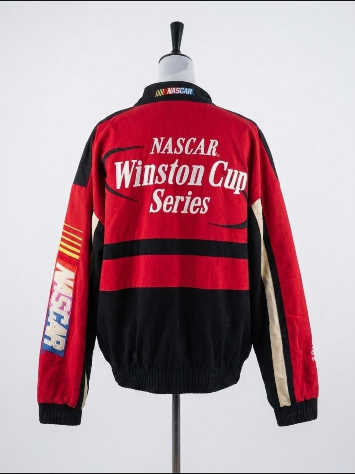 NASCAR Vintage Nascar Winston Cup Racing Bomber Jacket Size L / US 10 / IT 46 - 2 Thumbnail