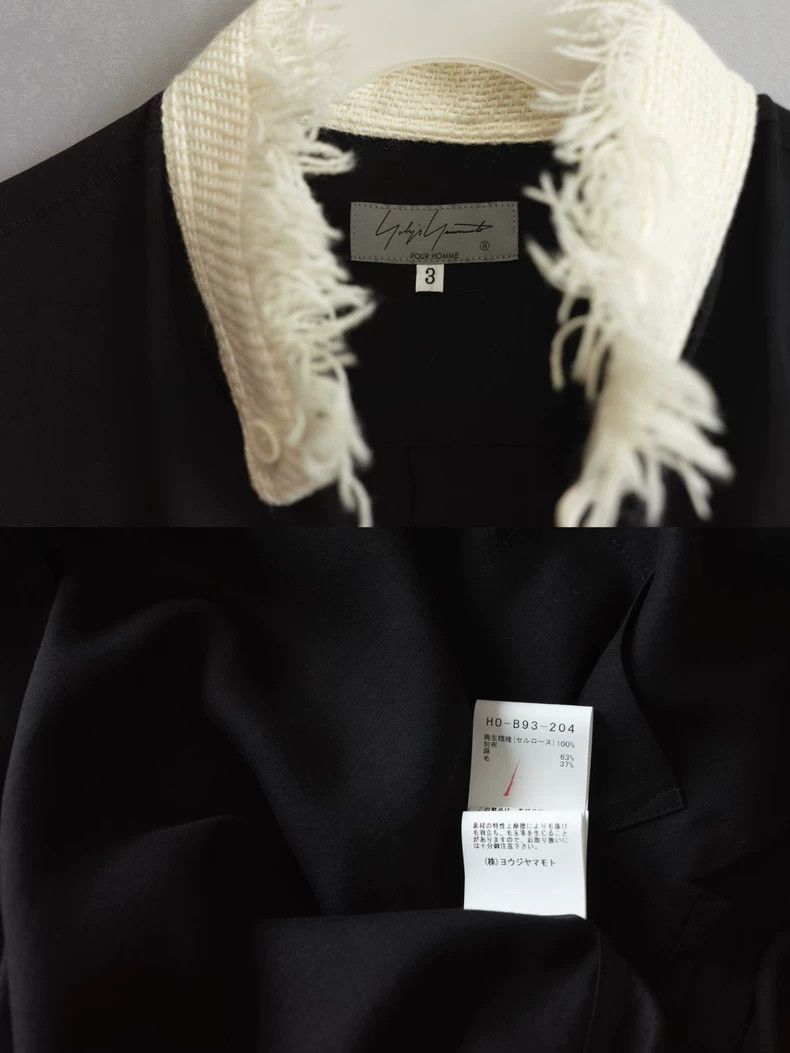 Yohji Yamamoto Yohji Yamamoto 24AW Waffle Fringe Shirt Size US L / EU 52-54 / 3 - 8 Thumbnail
