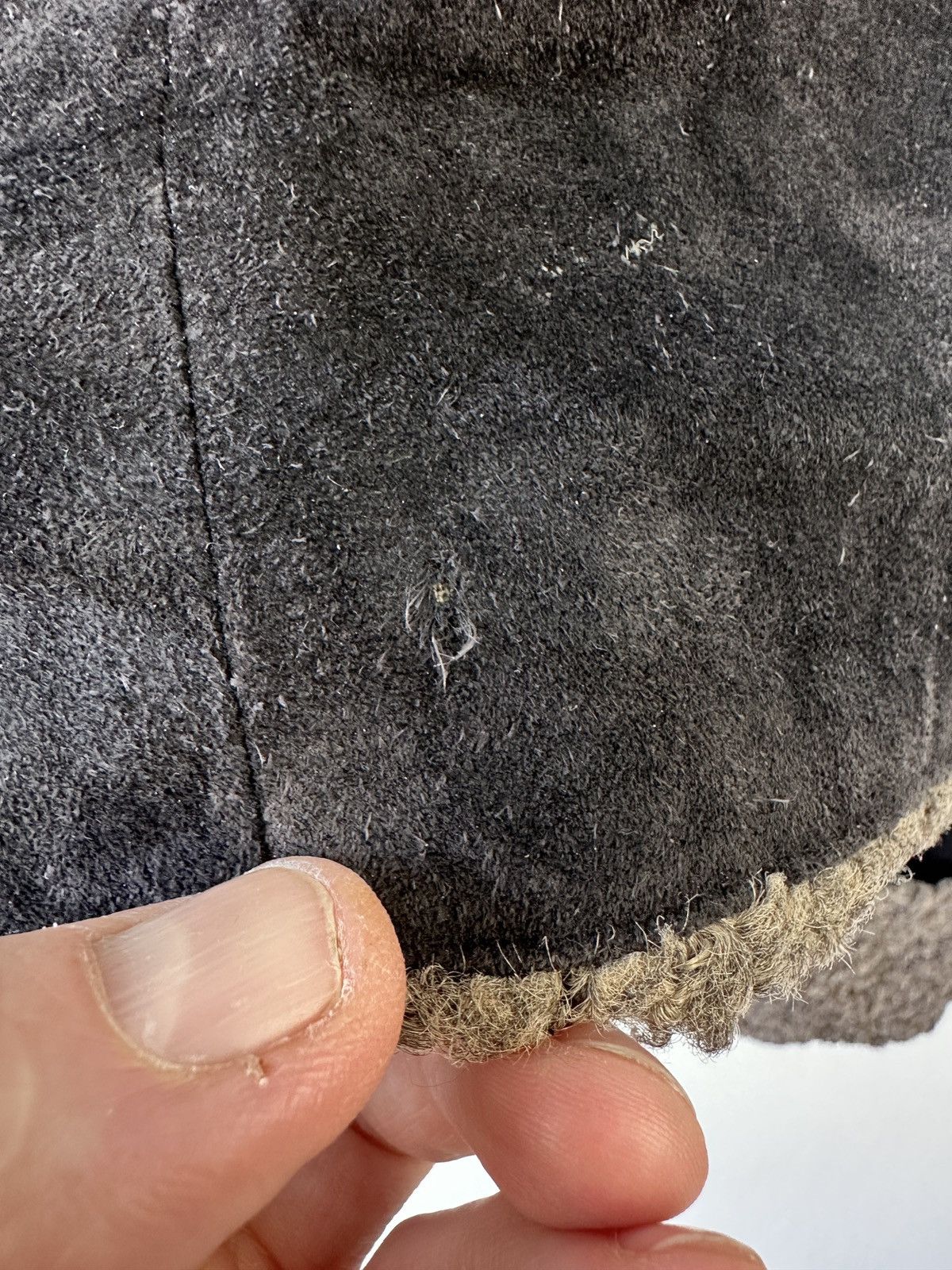 Other Vintage Genuine Leather Suede Cropped Jacket Black 10 Boho Size M / US 6-8 / IT 42-44 - 13 Thumbnail
