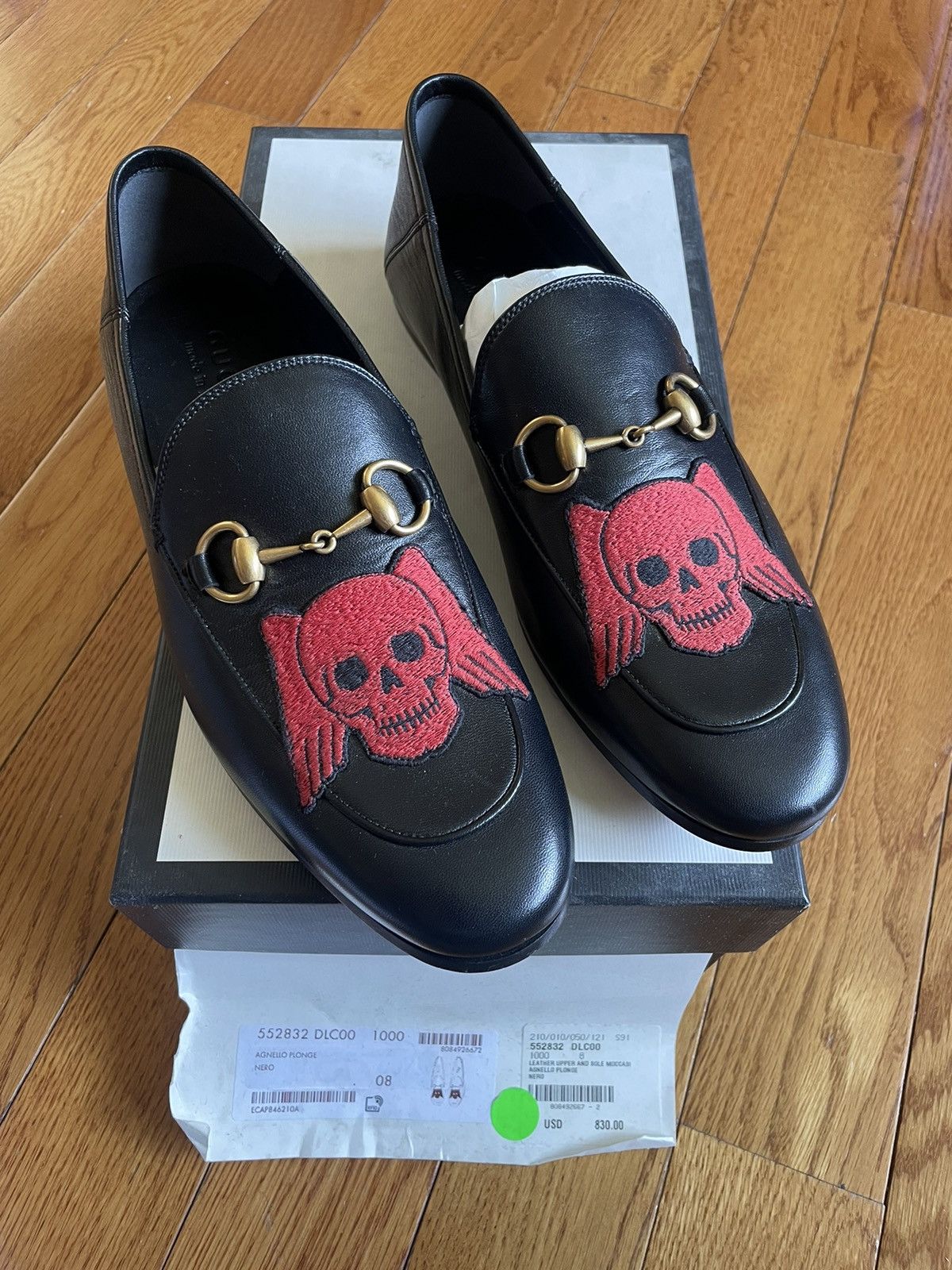 Gucci MENS GUCCI SKULL BRIXTON LOAFERS Grailed