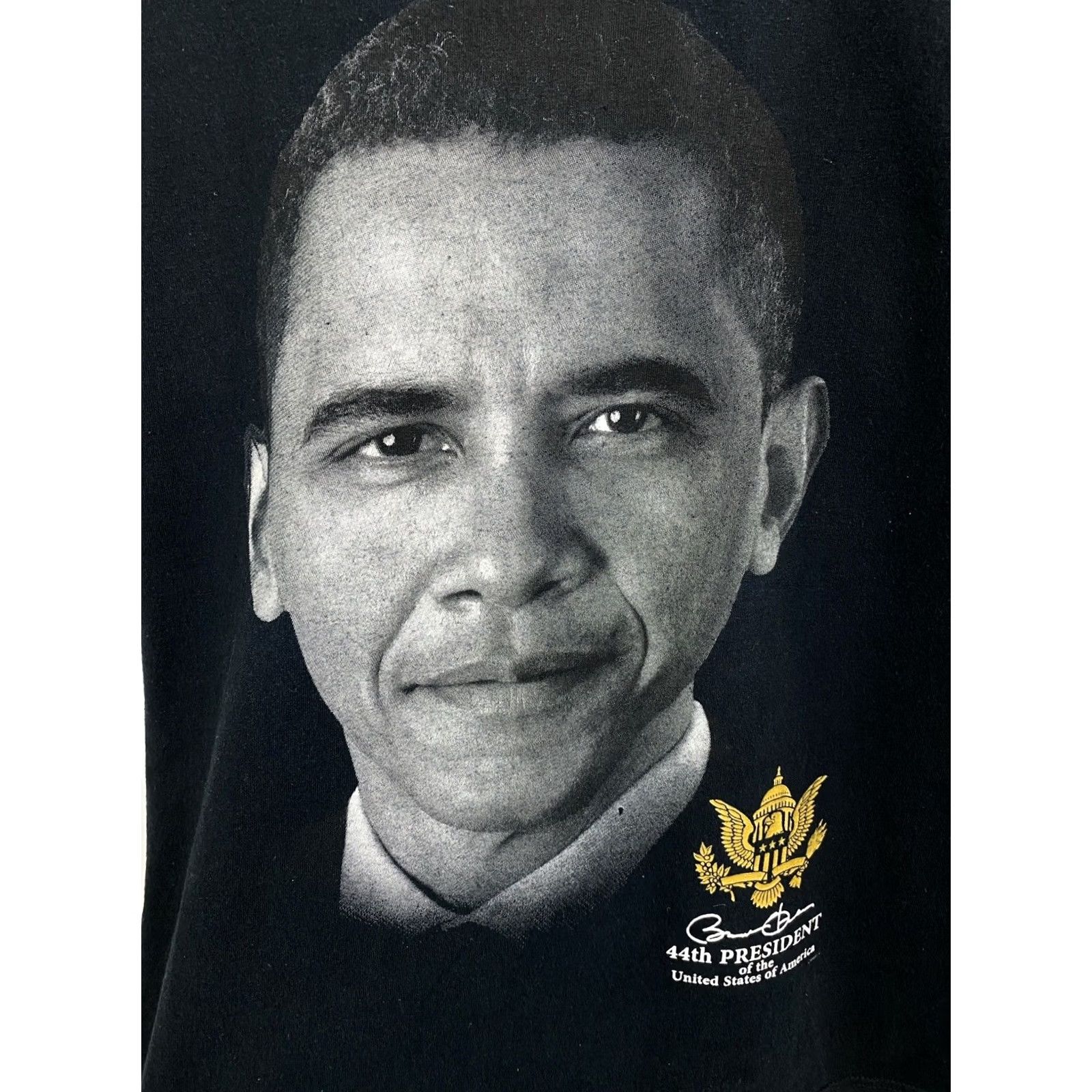 Gildan VINTAGE Barack Obama Wu Tang T-shirt M Black 90s Mens Shirt Size US M / EU 48-50 / 2 - 5 Thumbnail