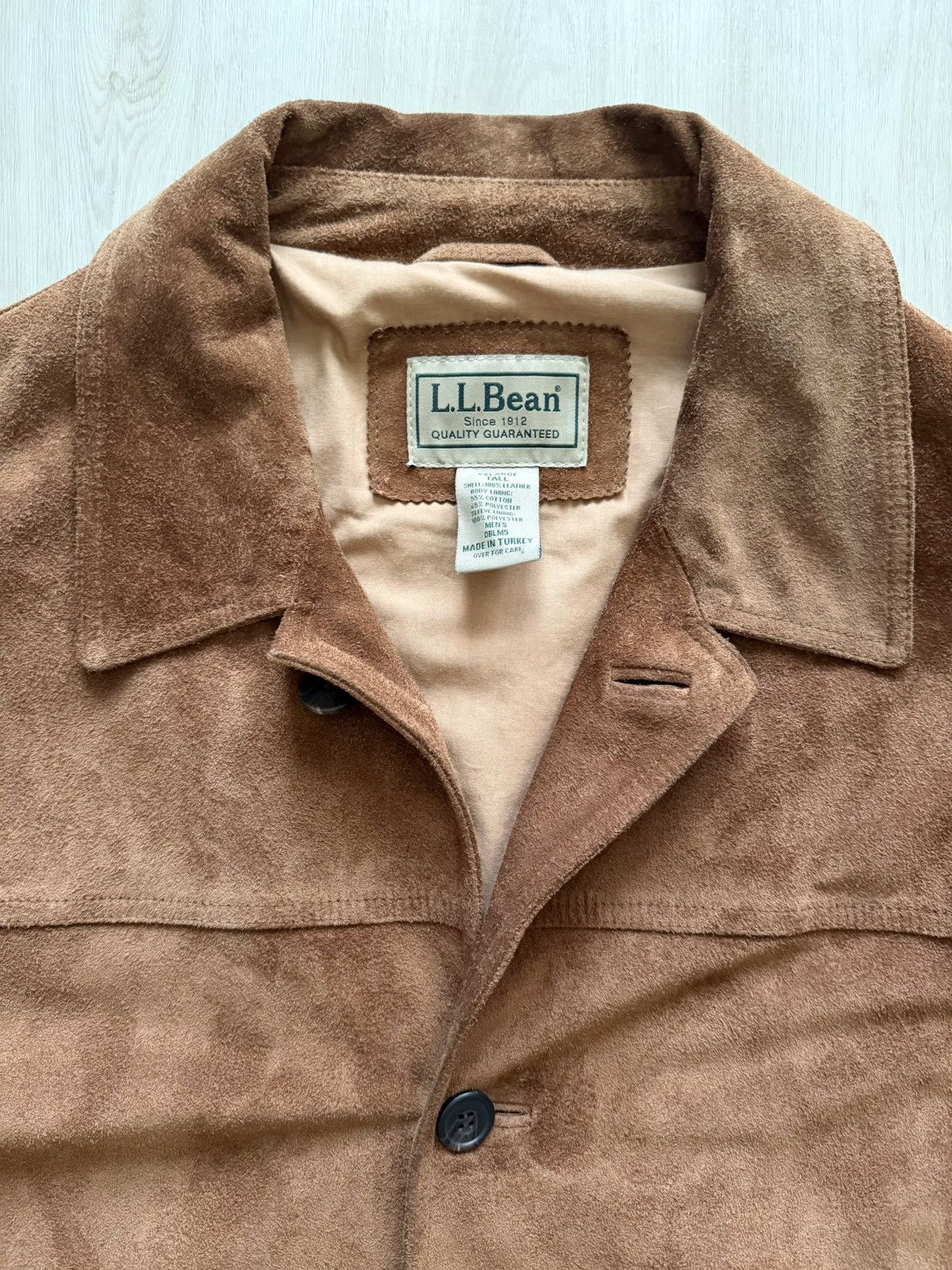 Vintage Vintage LL Bean Suede Leather Jacket Sz 2XL TALL Barn Chore Size US XXL / EU 58 / 5 - 6 Thumbnail