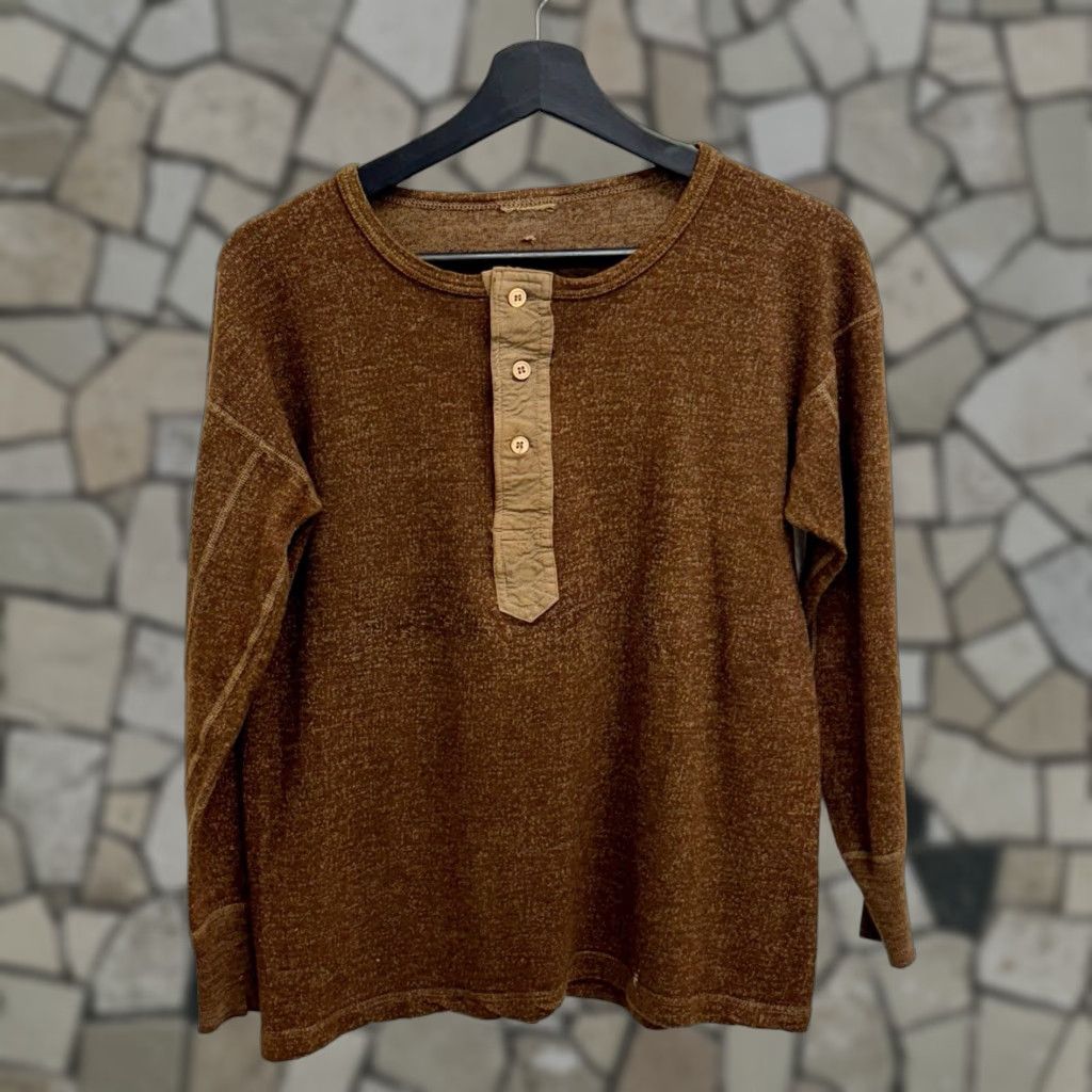 Vintage VINTAGE Original WWII Indochina French Army Undershirt Thermal Shirt Flannel Small Size US S / EU 44-46 / 1 - 1 Thumbnail