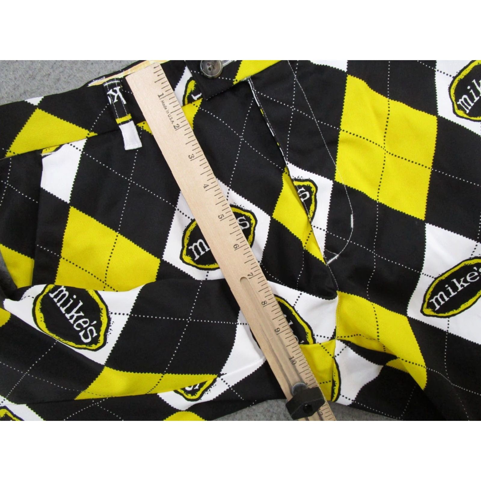 Vintage Loudmouth Golf Pants Mens 34x30 Argyle Chino Mikes Hard Lemonade Preppy Shirt Boy? Size US 34 / EU 50 - 7 Thumbnail