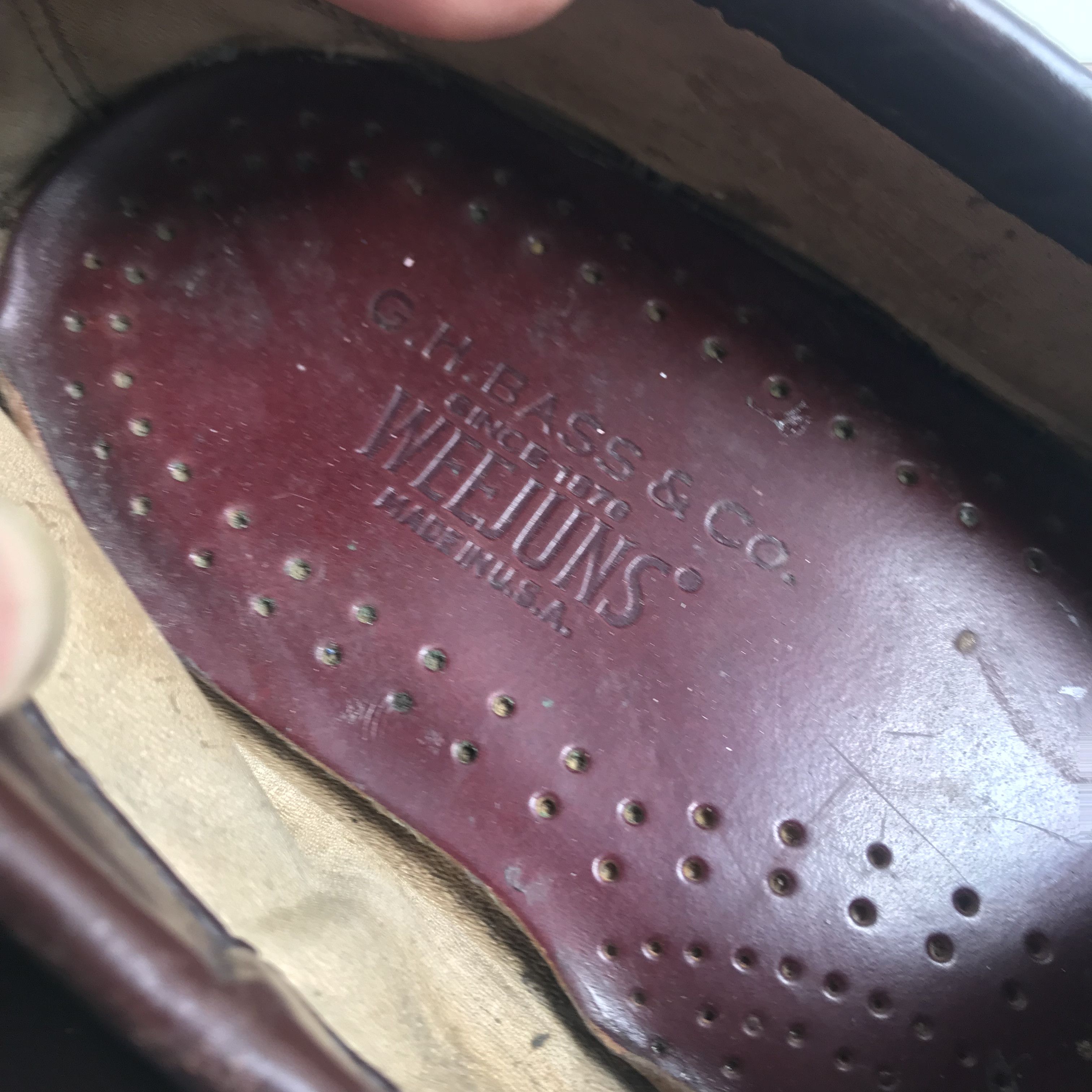 Bass × G.H. Bass & Co. × Vintage Vintage GH Bass Weejuns Penny Loafer Wine Walton brunell Size US 9 / EU 42 - 6 Thumbnail