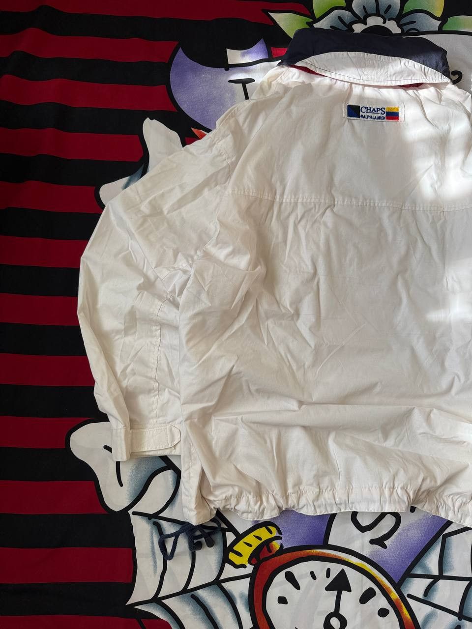 Chaps Ralph Lauren × Ralph Lauren × Vintage Vintage Chaps Ralph Lauren anorak jacket in white Size L Size US L / EU 52-54 / 3 - 10 Thumbnail