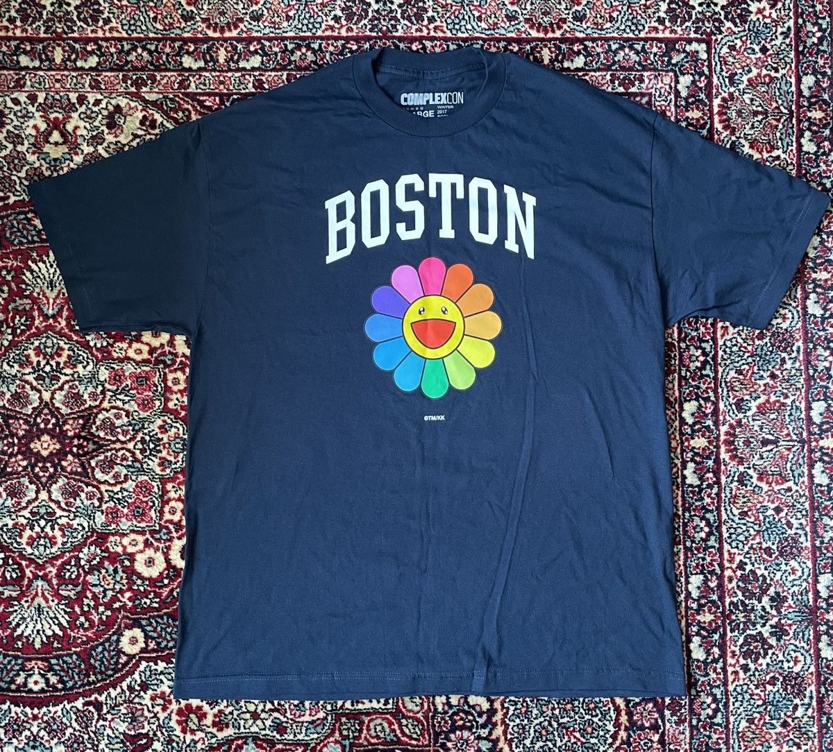 トップス ComplexCon BOSTON FLOWER T-shirt Complex × Takashi Murakami Complexcon x Murakami x MFA
