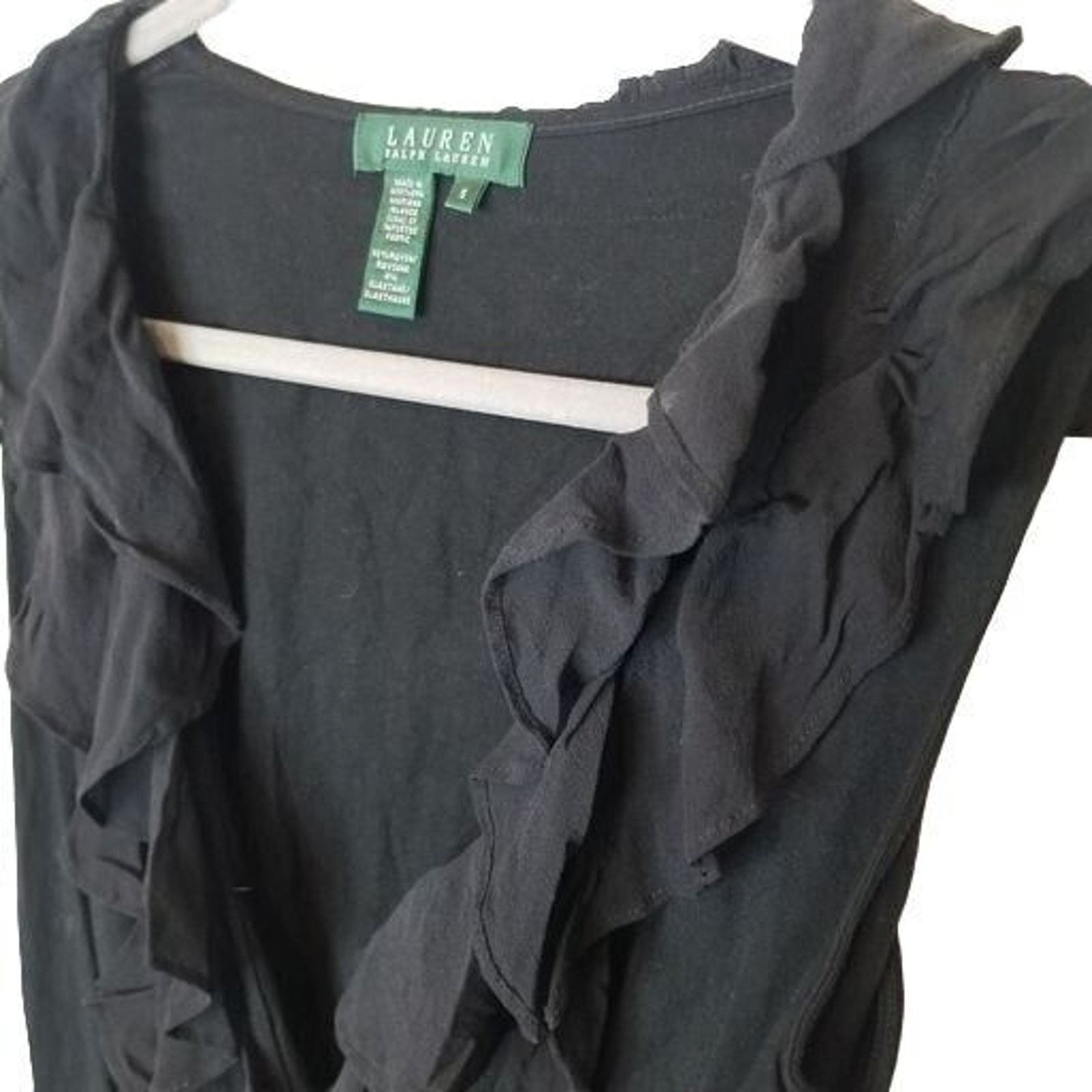 Lauren Ralph Lauren Lauren Ralph Lauren Womens Ruffle Surplice Top Sz S Classic Size S / US 4 / IT 40 - 4 Thumbnail