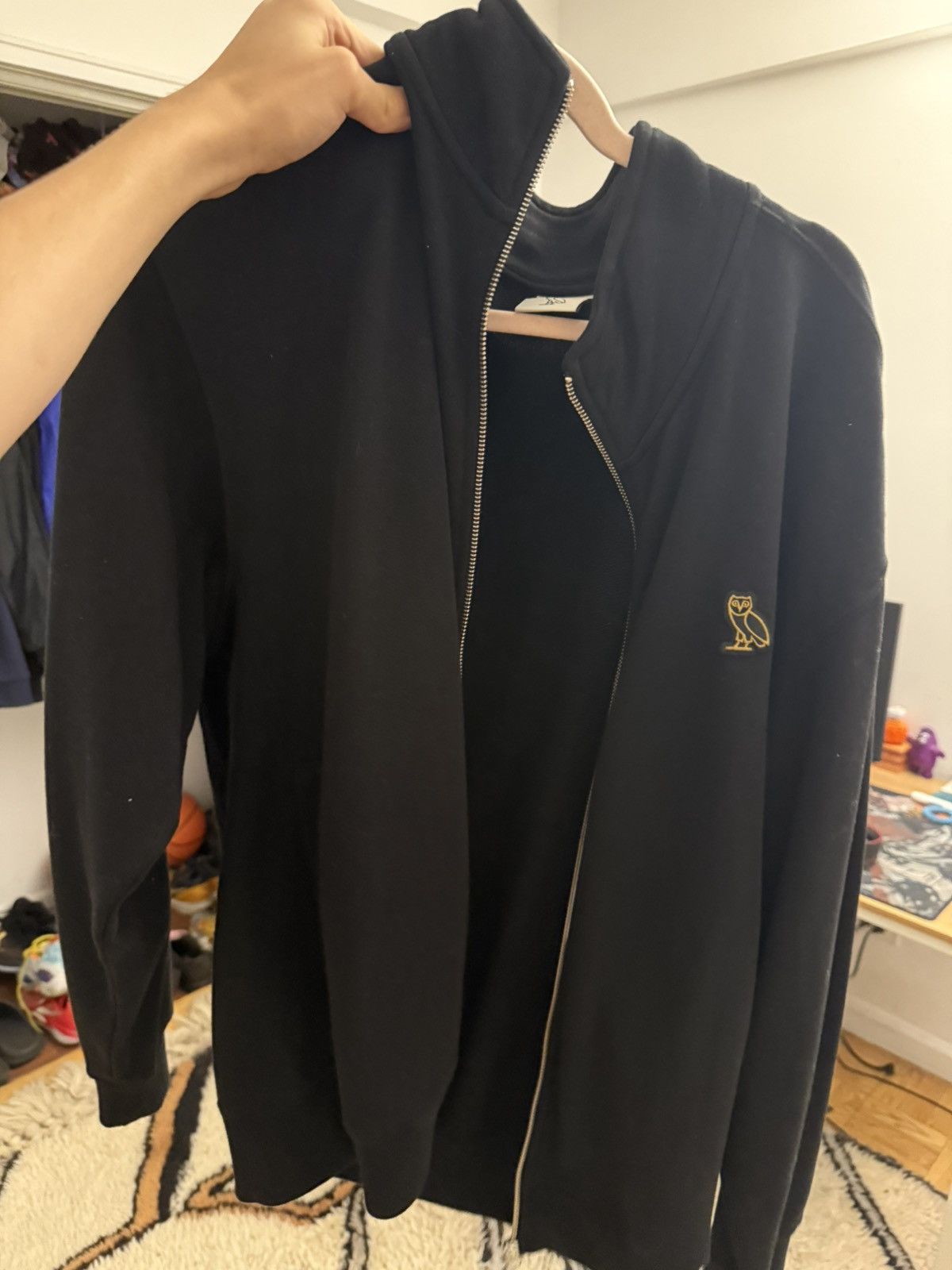 October's Very Own Black OVO Track Jacket Size US M / EU 48-50 / 2 - 1 Thumbnail